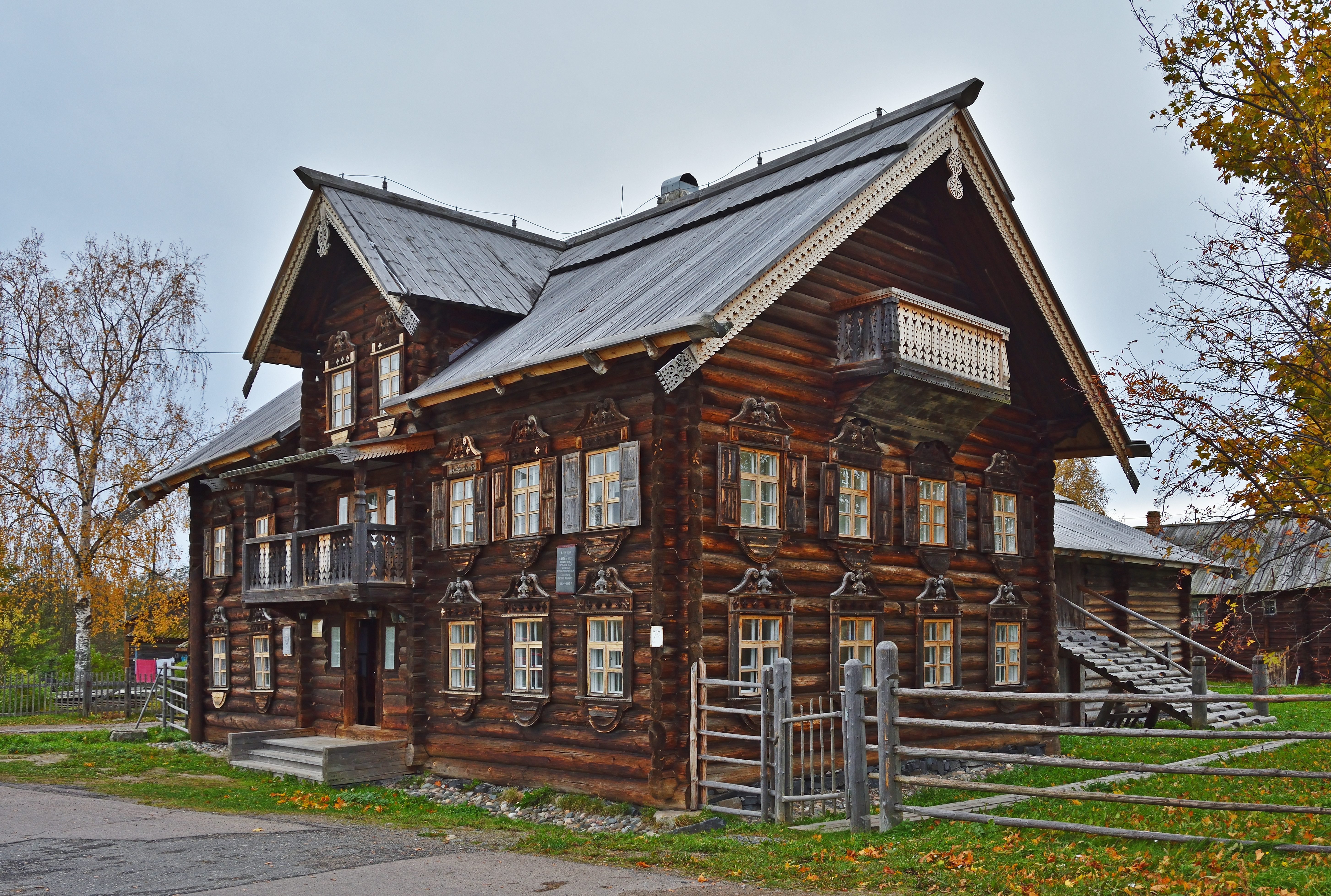 Melkin house = Shyoltozero Ethnographic Museum, Pochtovaya street 28, Shyoltozero, Karelia