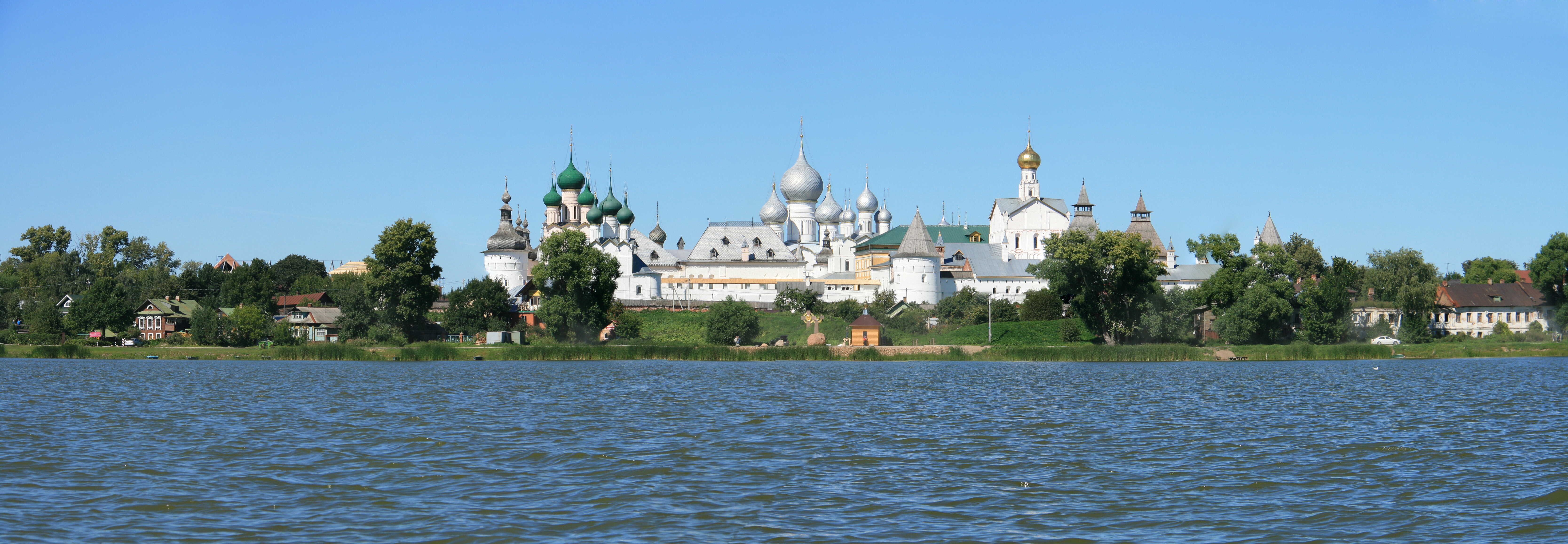 General views of Rostov Kremlin from Nero Lake