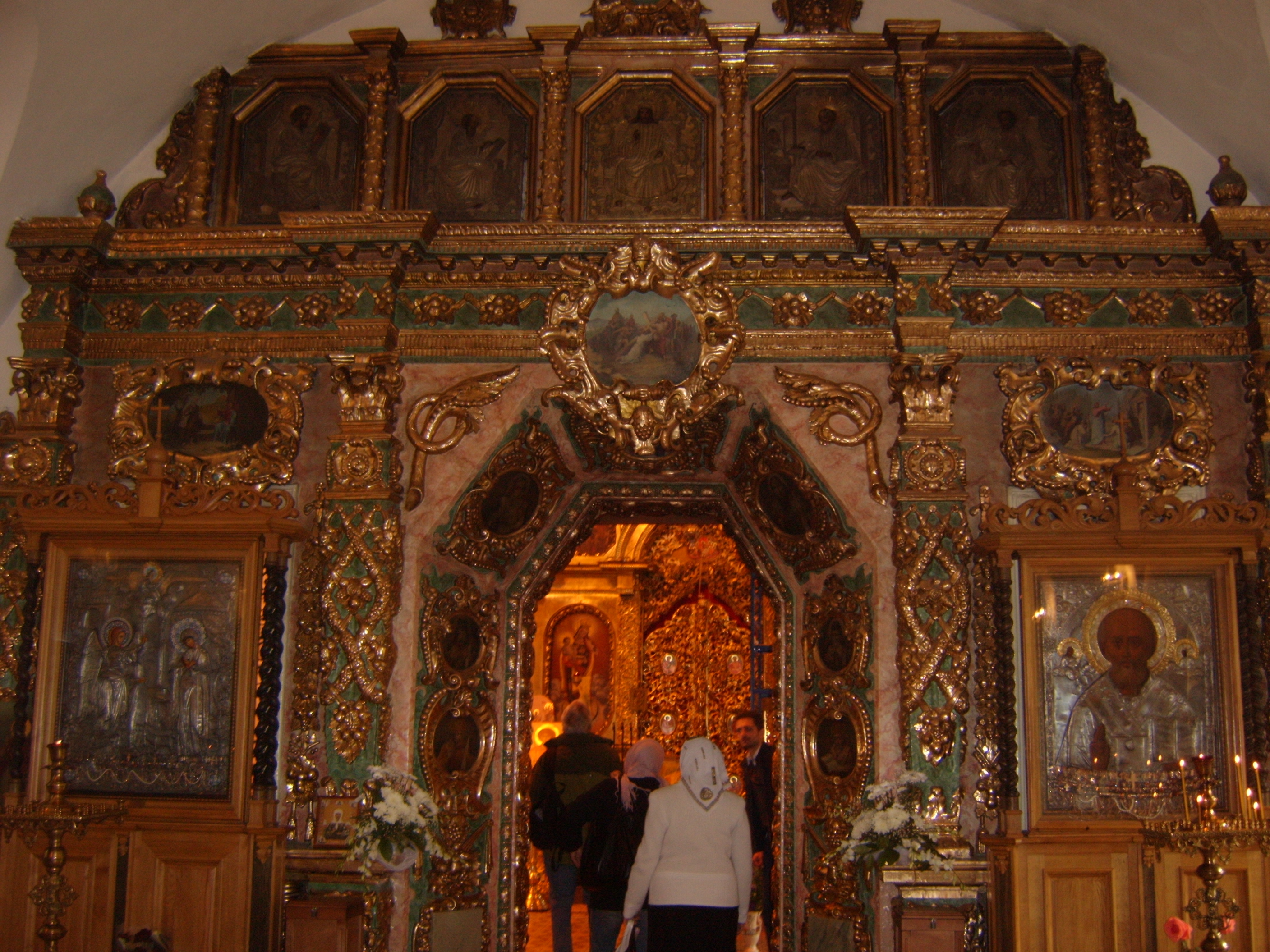 Inside Stroganov Church in Nizhny Novgorod