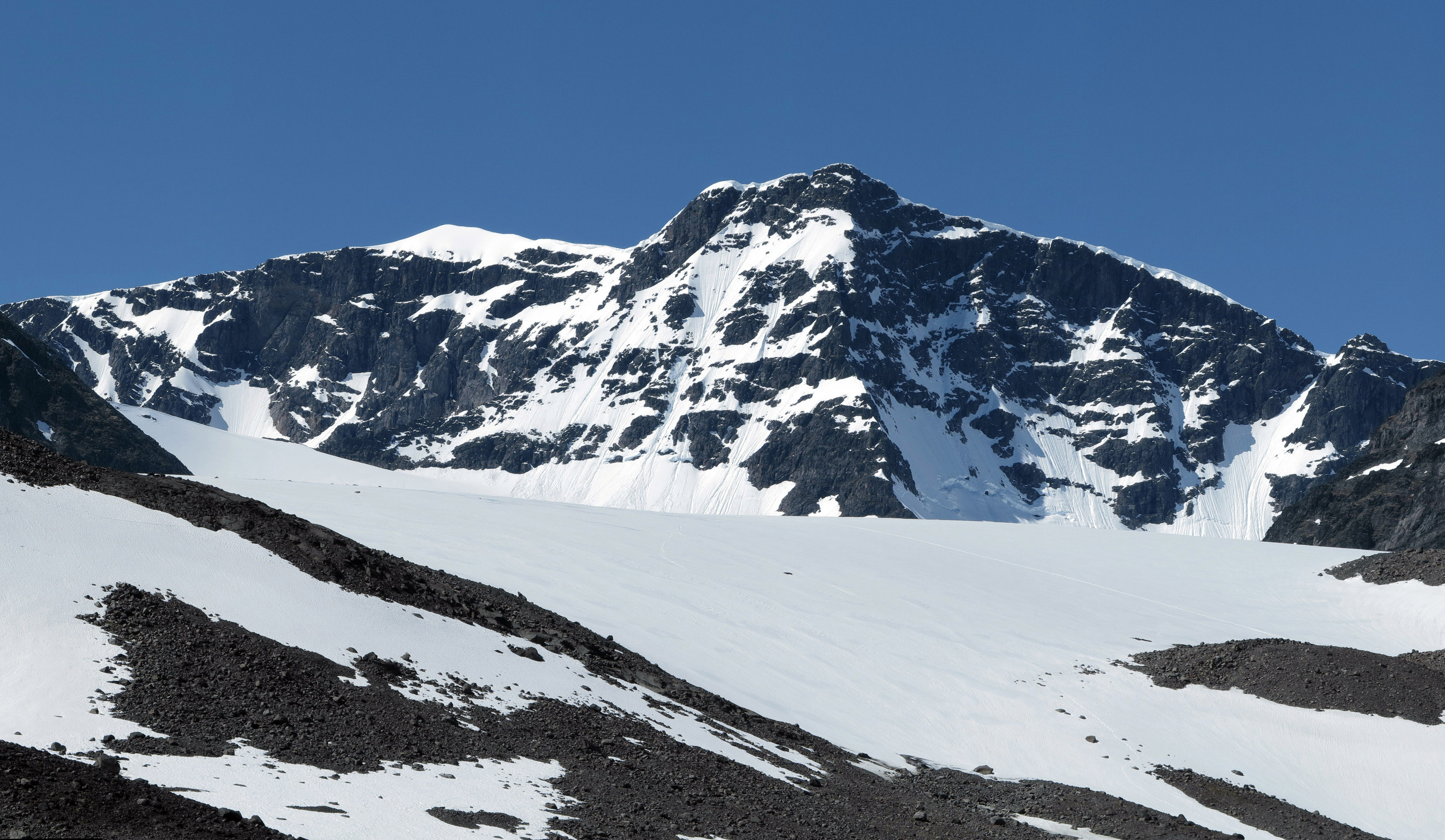 Kebnekaise as seen from Tarfala valley