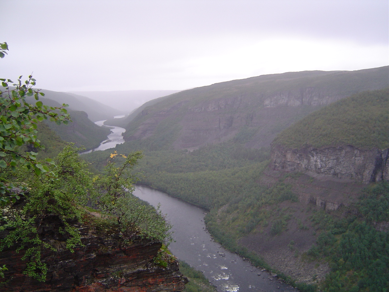 Altaelva river - canyon, Finnmark, Norway