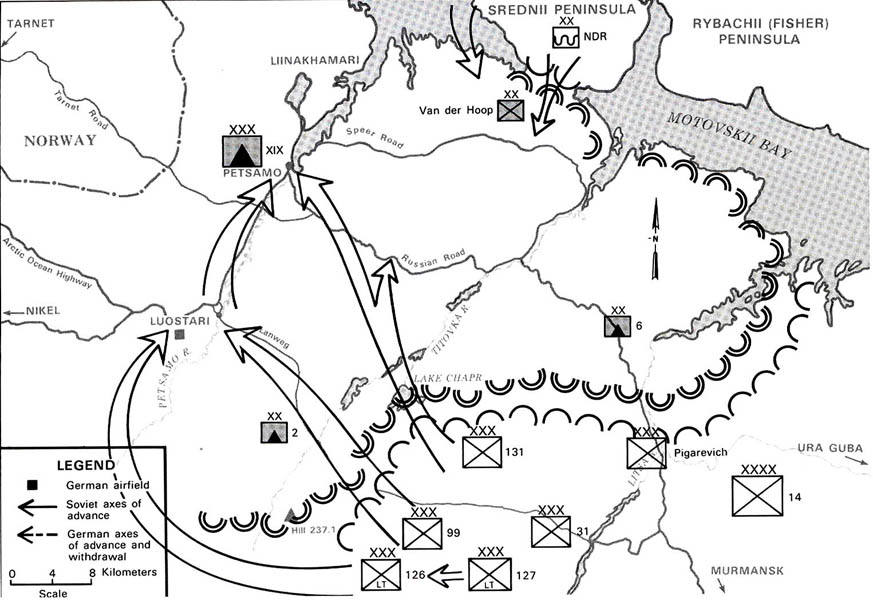 Soviet offensive plan for Petsamo-Petsamo-Kirkenes Operation.