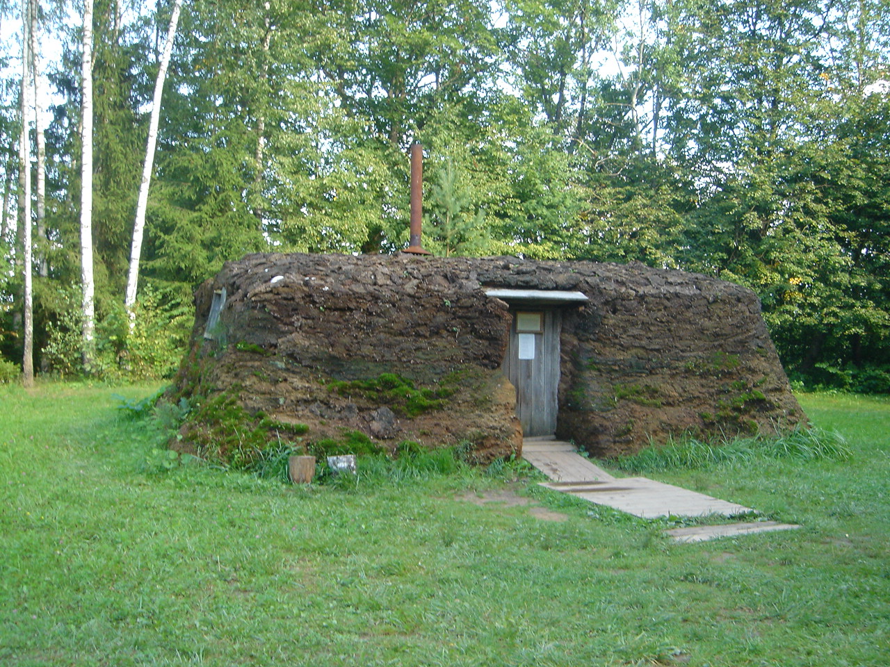 Jurta (a type of dwelling from Soviet GULAGS in Siberia) in Rumšiškės ethnographic museum, Lithuania