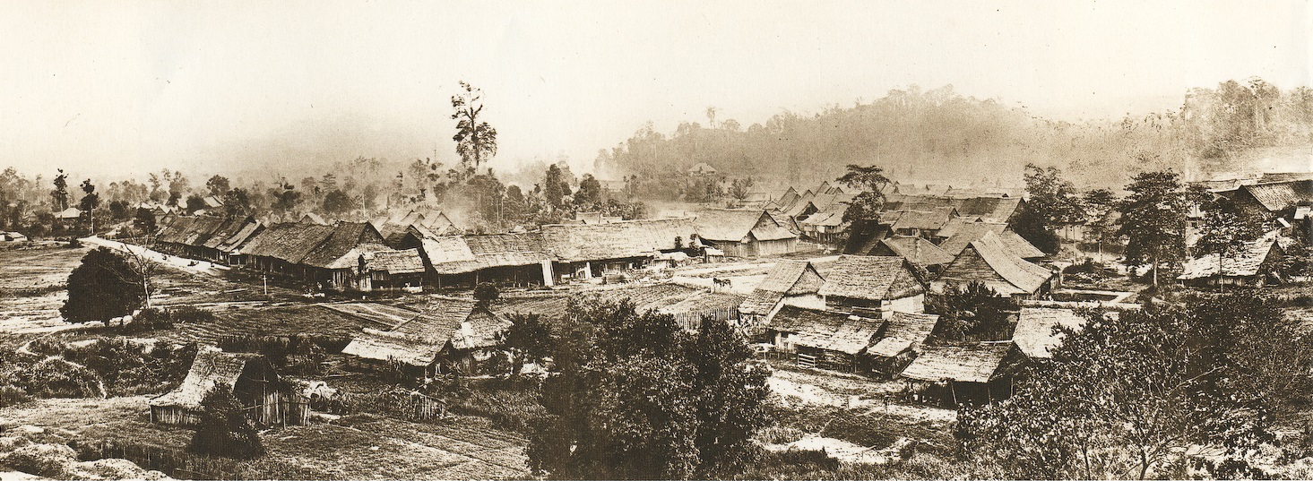 Section of a panoramic view of Kuala Lumpur ca. 1884, image taken from A Vision of the Past – A history of early photography in Singapore and Malaya, The photographs of G.R.Lambert &amp; Co., 1880-1910,  John Falconer.  The Padang to the left.