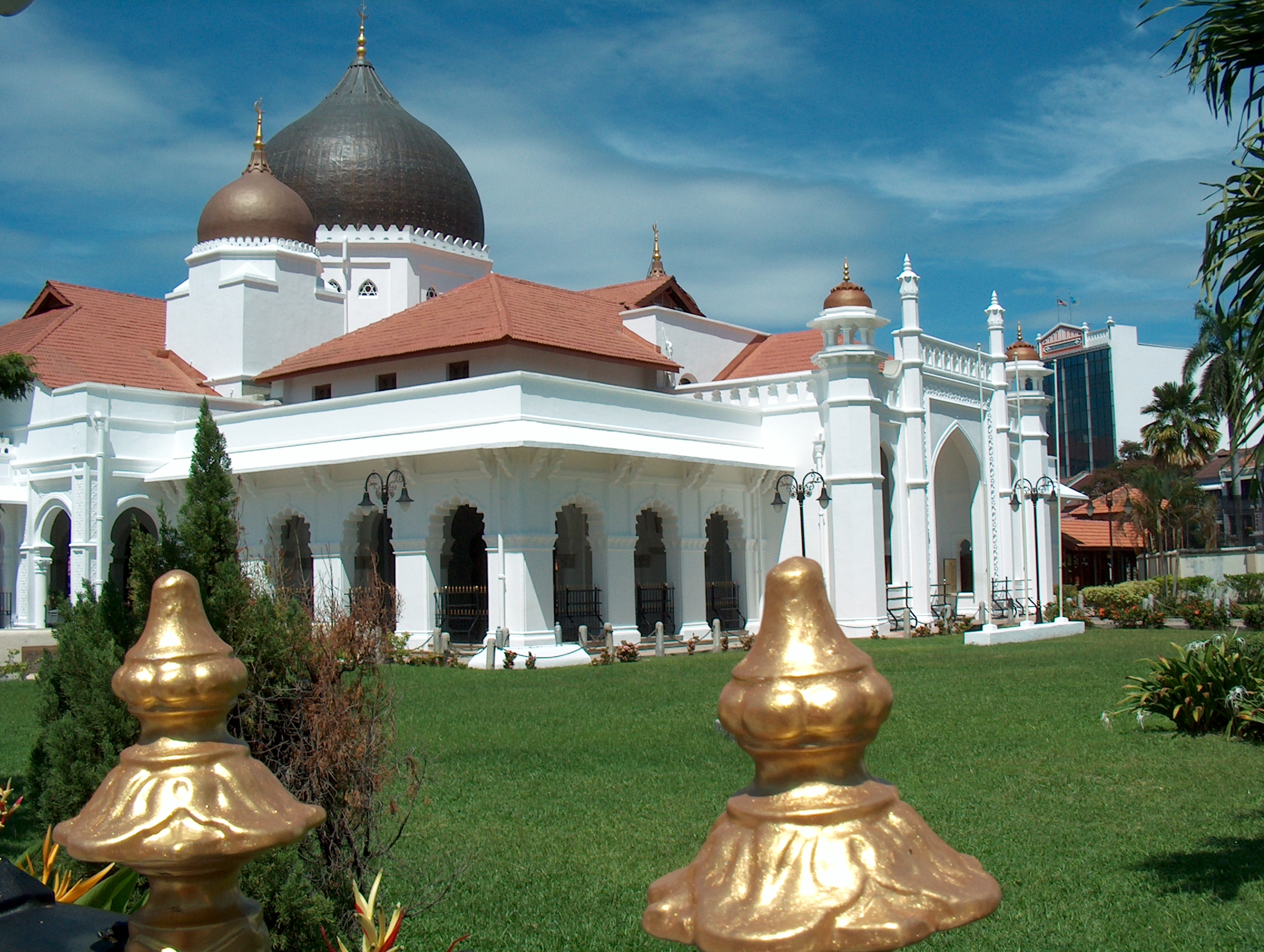 The Kapitan Keling Mosque. An old mosque in Penang, Malaysia