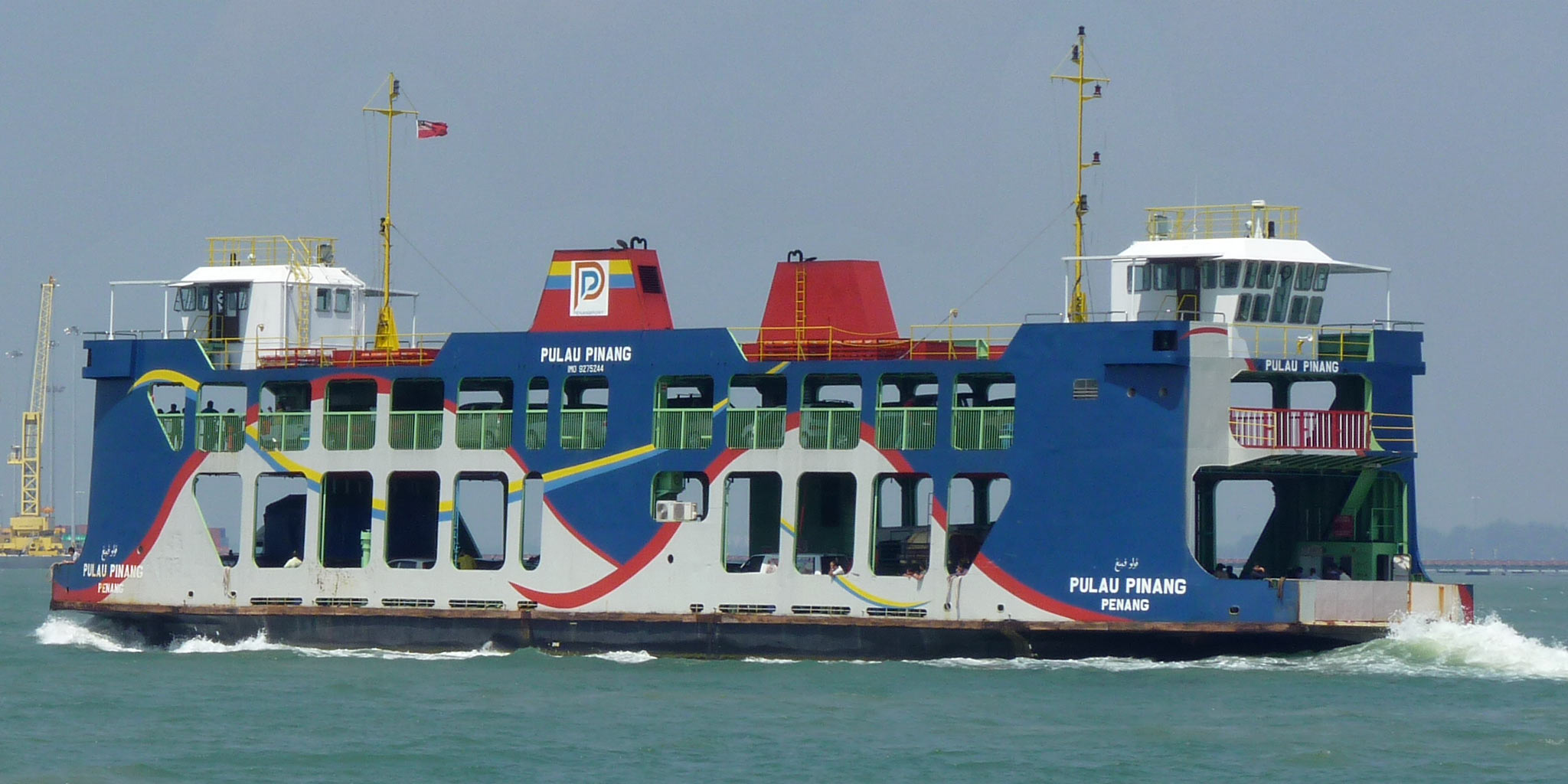 Penang ferry Pulau Pinang in Feb 2011.