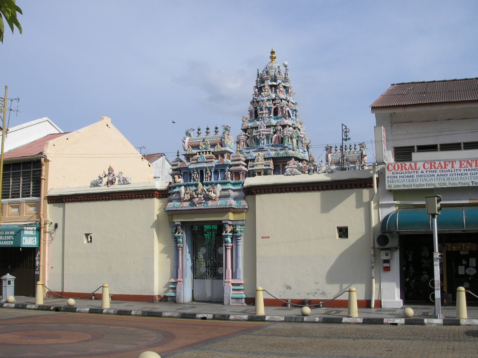 The Mahamariamman Temple (also known as Sri Mariamman Temple), in Georgetown in Penang.