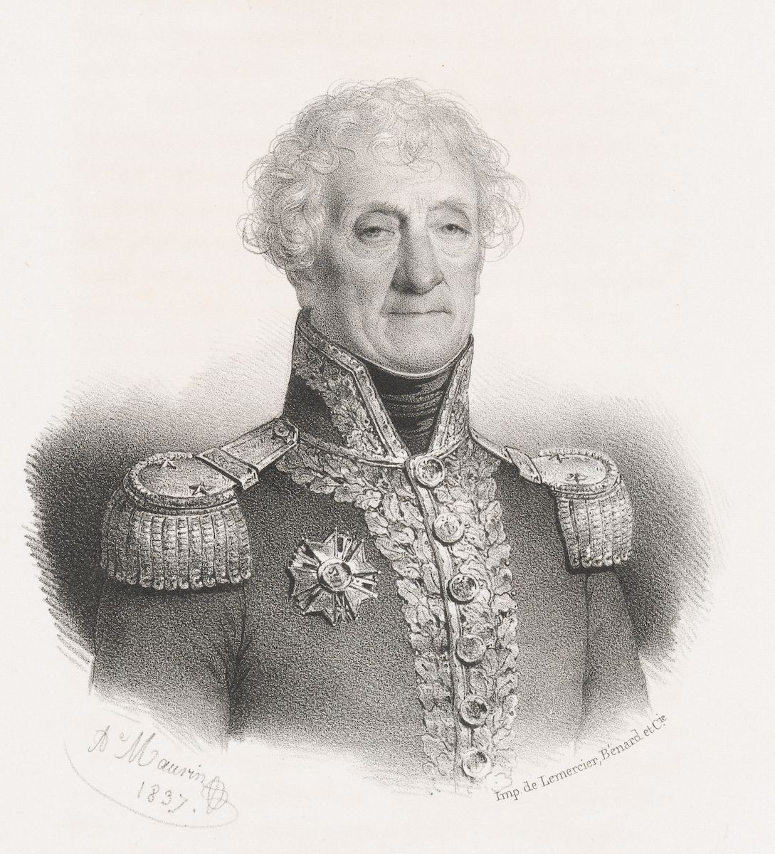 Portrait of Rear-Admiral Jacques Félix Emmanuel Hamelin, by Antoine Maurin