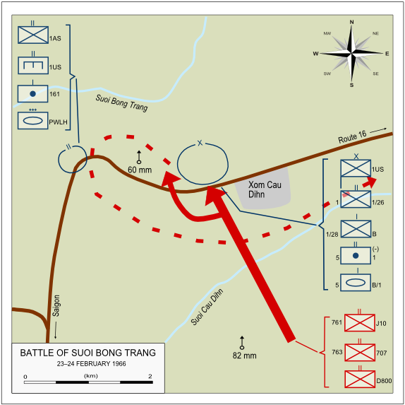 Battle of Suoi Bong Trang, South Vietnam, 23–24 February 1966
