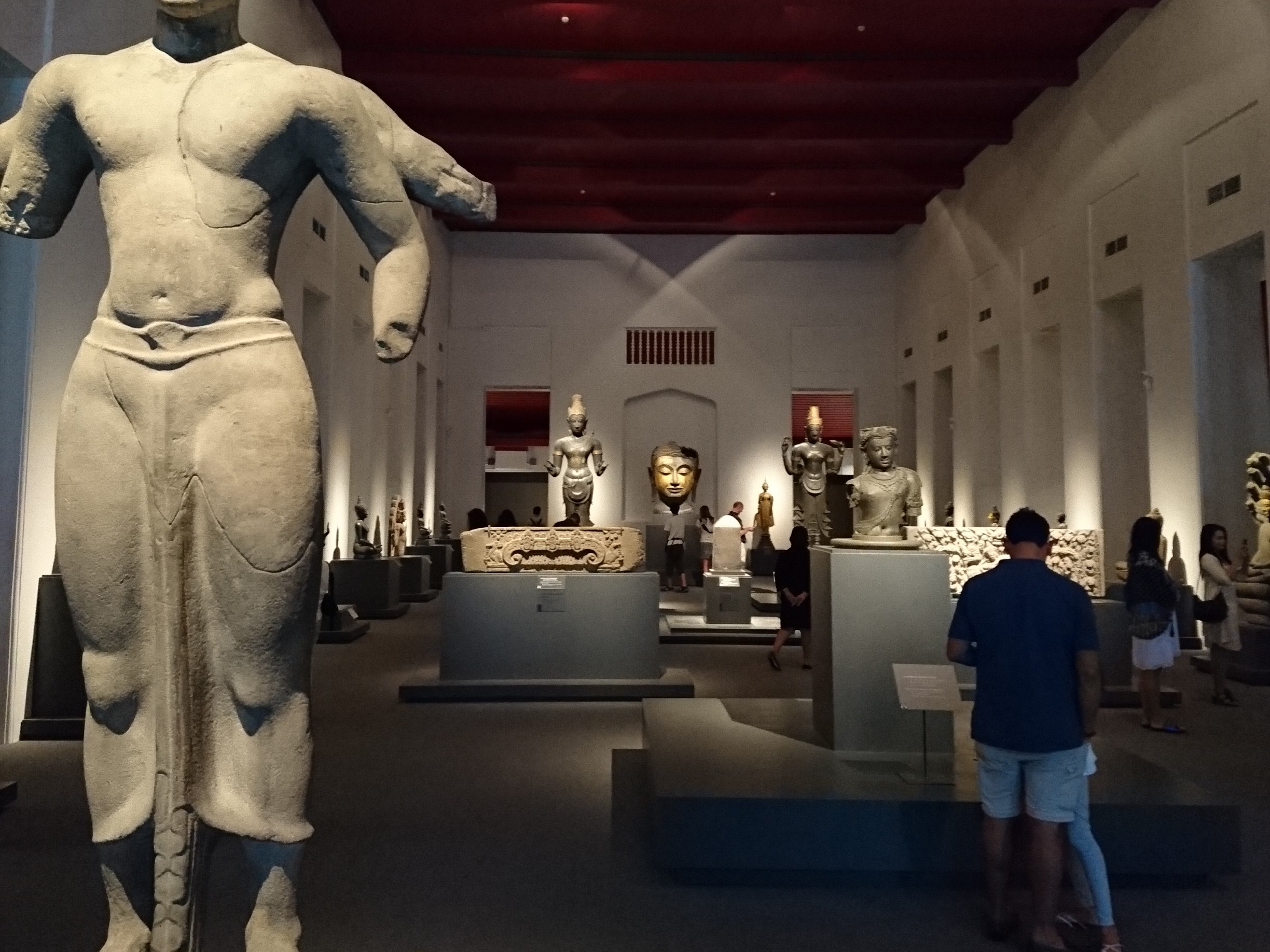 The Gallery of Thai History exhibition in the Siwamokkhaphiman Hall of the Bangkok National Museum