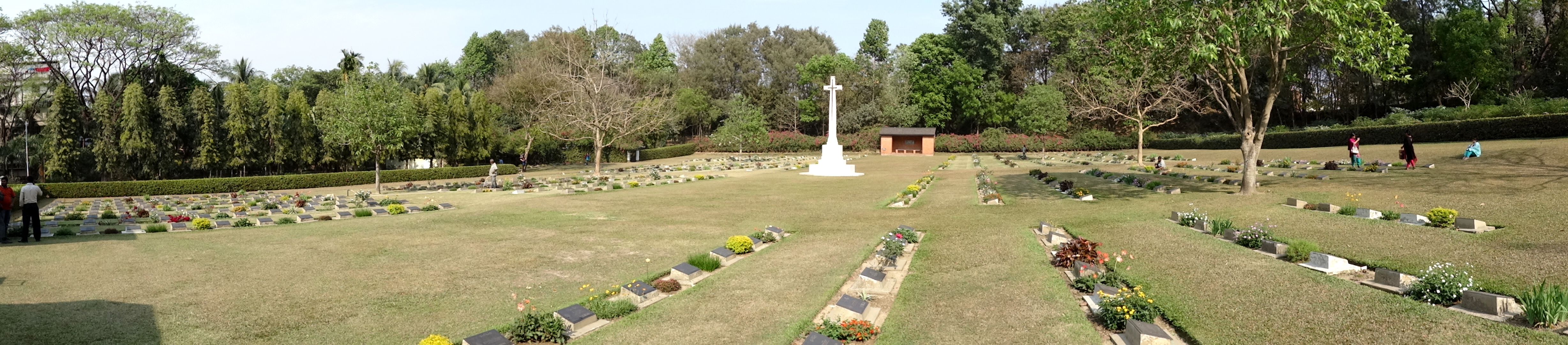 Panorama of Chittagong Commonwealth War Cemetery