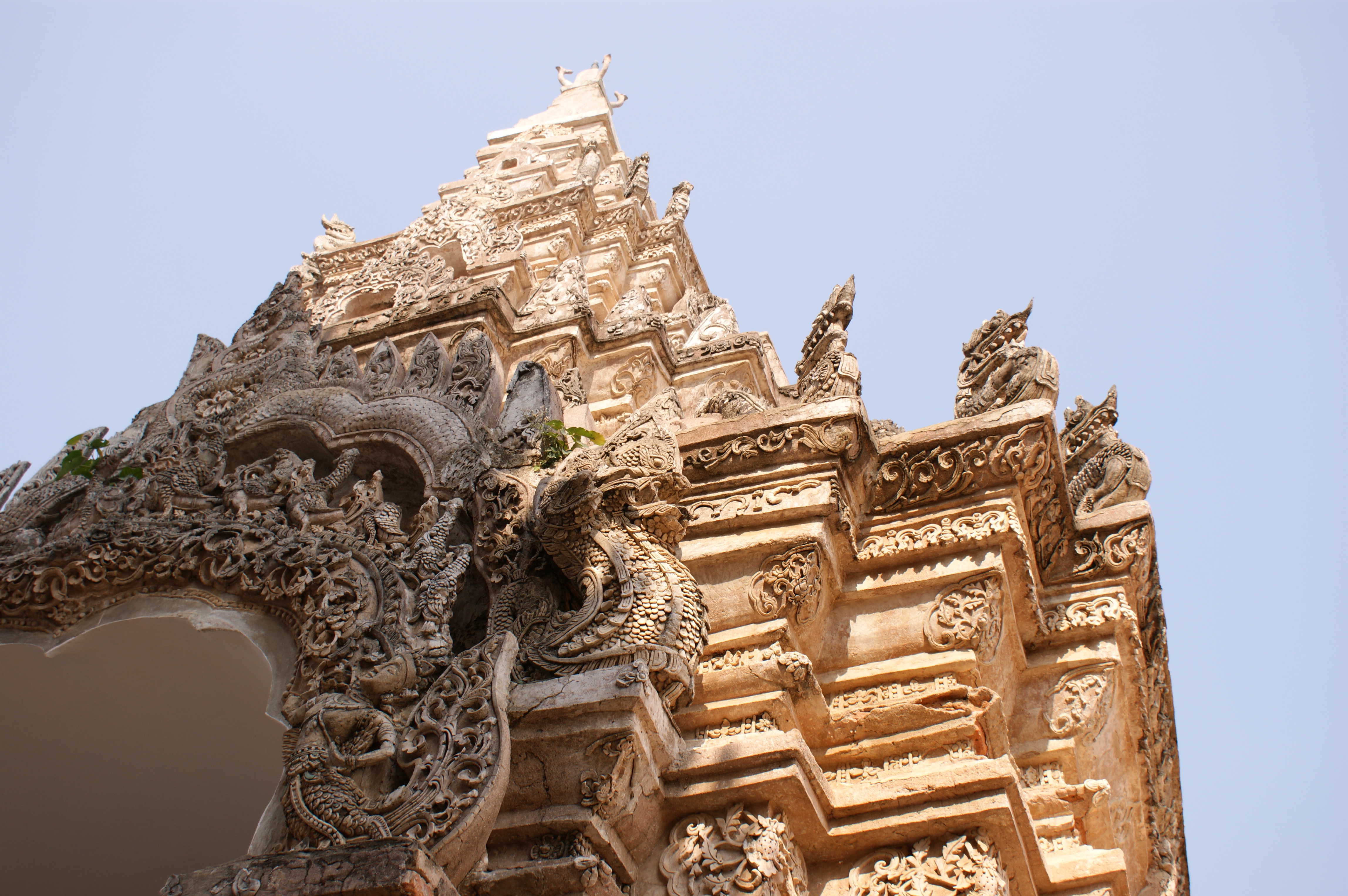 The entrance gate of Wat Phra That Lampang Luang