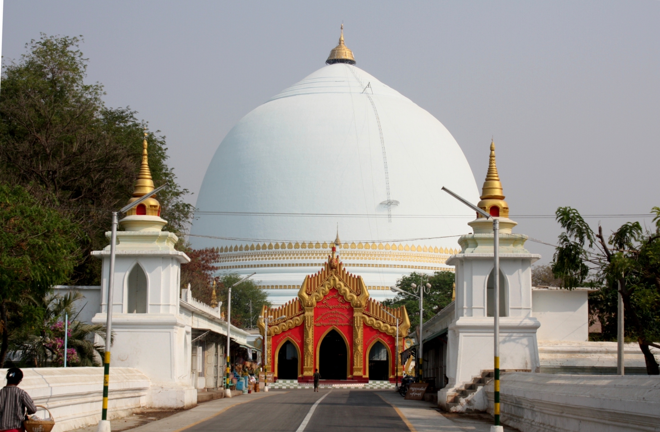 Kaunghmudaw Pagoda in Sagaing, Myanmar