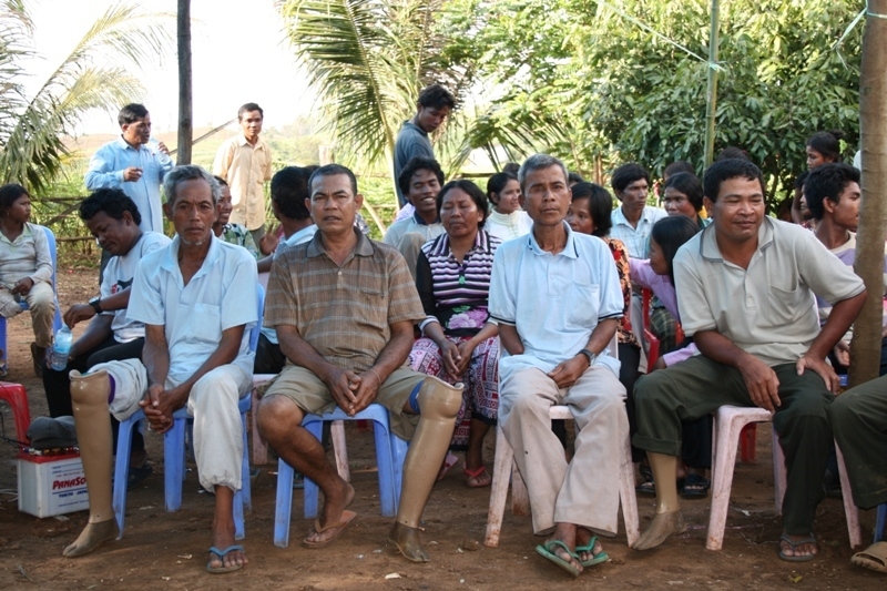 Landmine survivors in Pailin, Cambodia, 2008. Photo: Mr Sinith Yos, AusAID