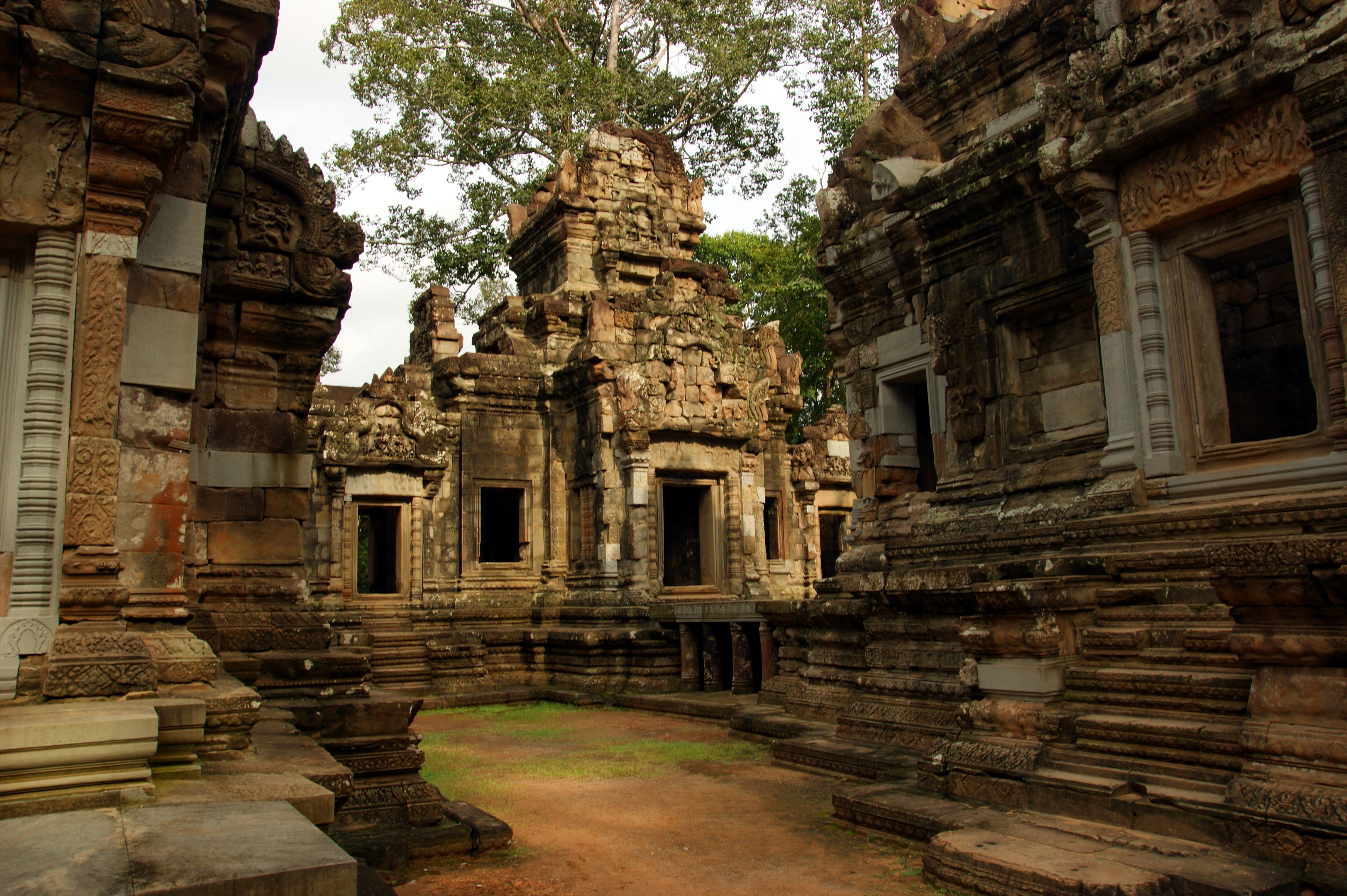 Angkor Chau Say Tevoda is a Hindu temple which was built in the mid-12th century at the famous Angkor Wat site of Siem Reap in Cambodia.