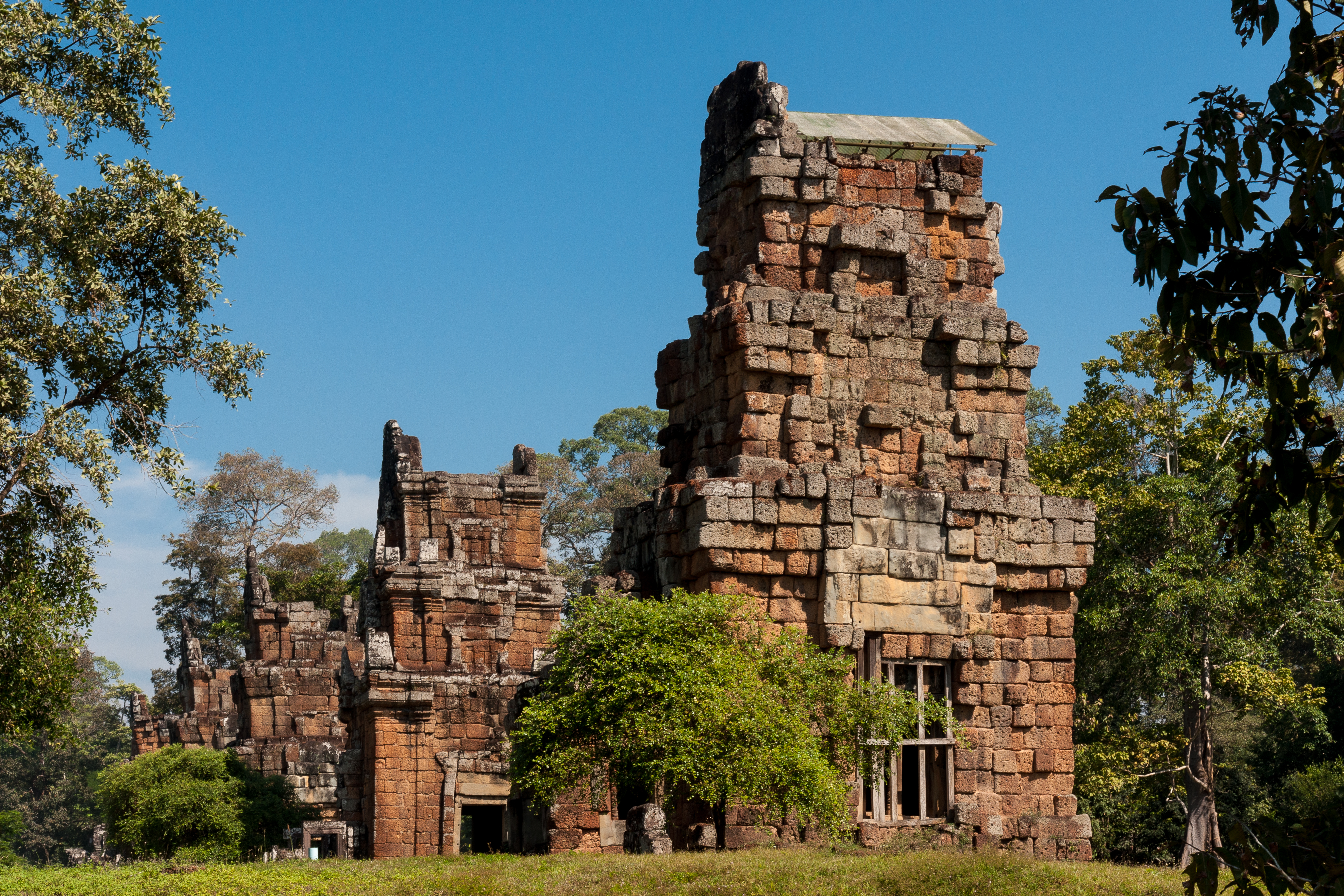 Ankor Thom, Siem Reap, Cambodia: Suor Prat Towers (Prasat Suor Prat) in the Angkor Thom Area