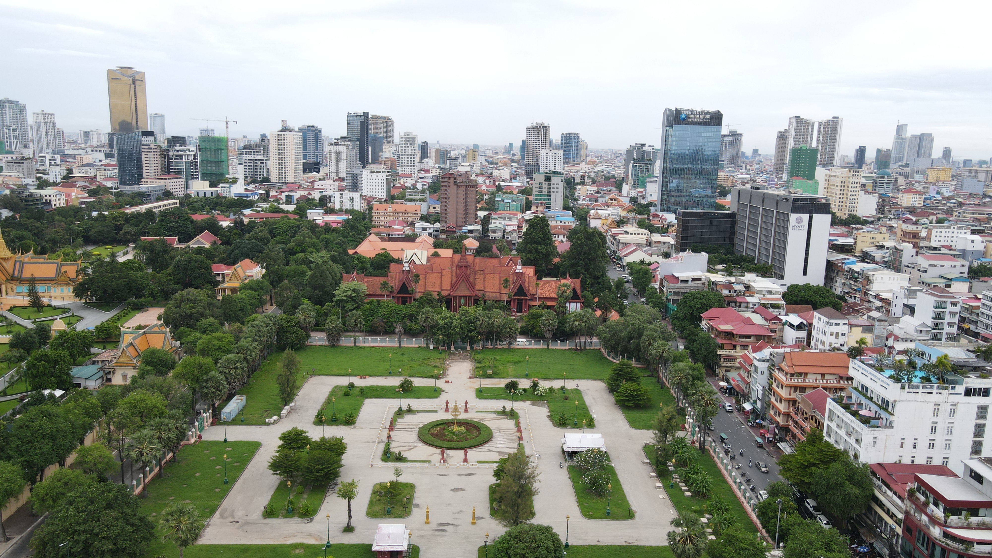 Aerial View of National Museum of Cambodia