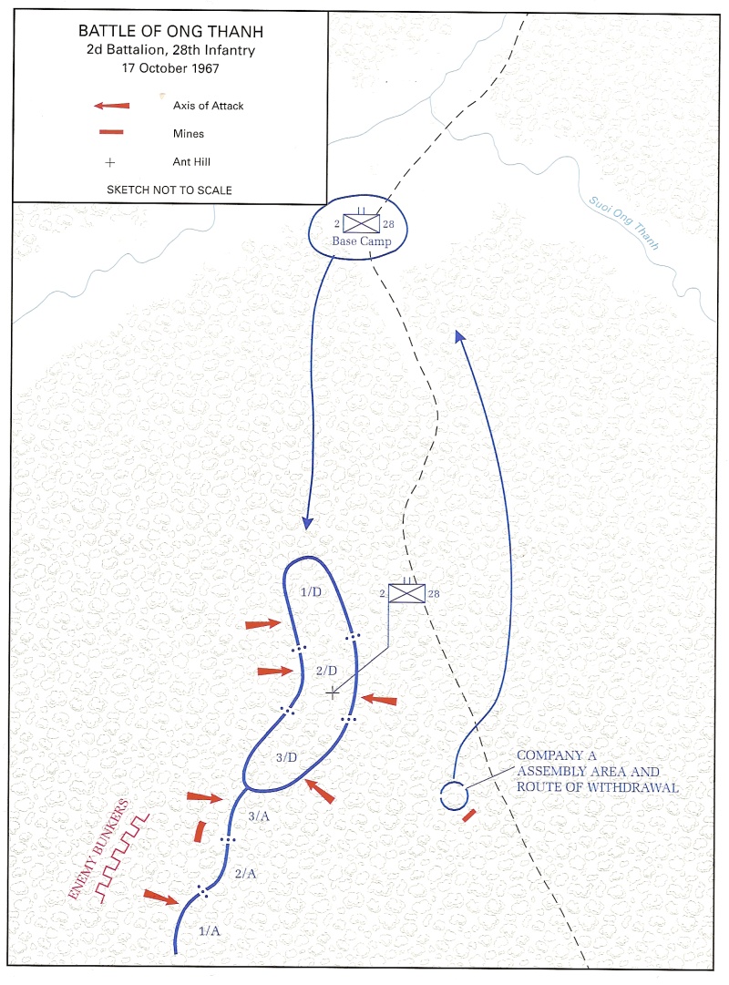 Map, Battle of Ong Thanh