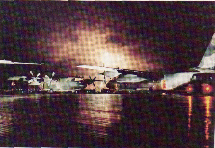 American planes on the runway, for use in the Battle of Dak To (1967)