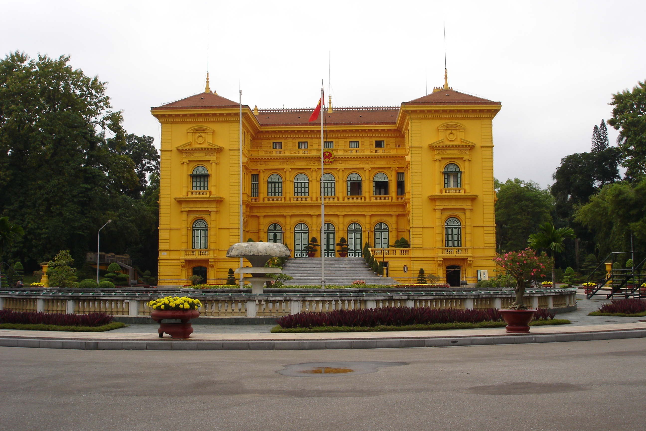 The Presidential Palace in Hanoi (Vietnam).