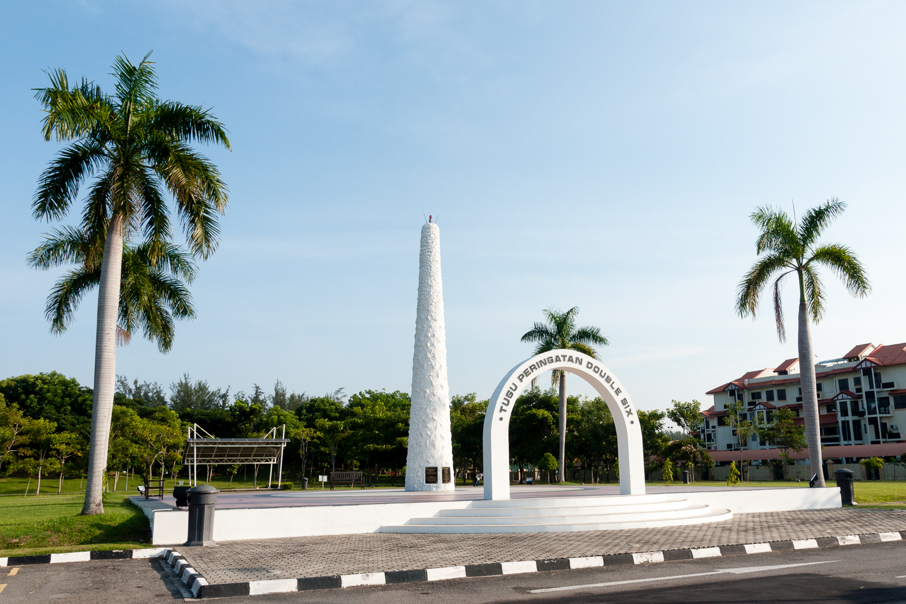 Double Six Monument (Tugu Peringatan Double Six) in Sembulan, Kota Kinabalu