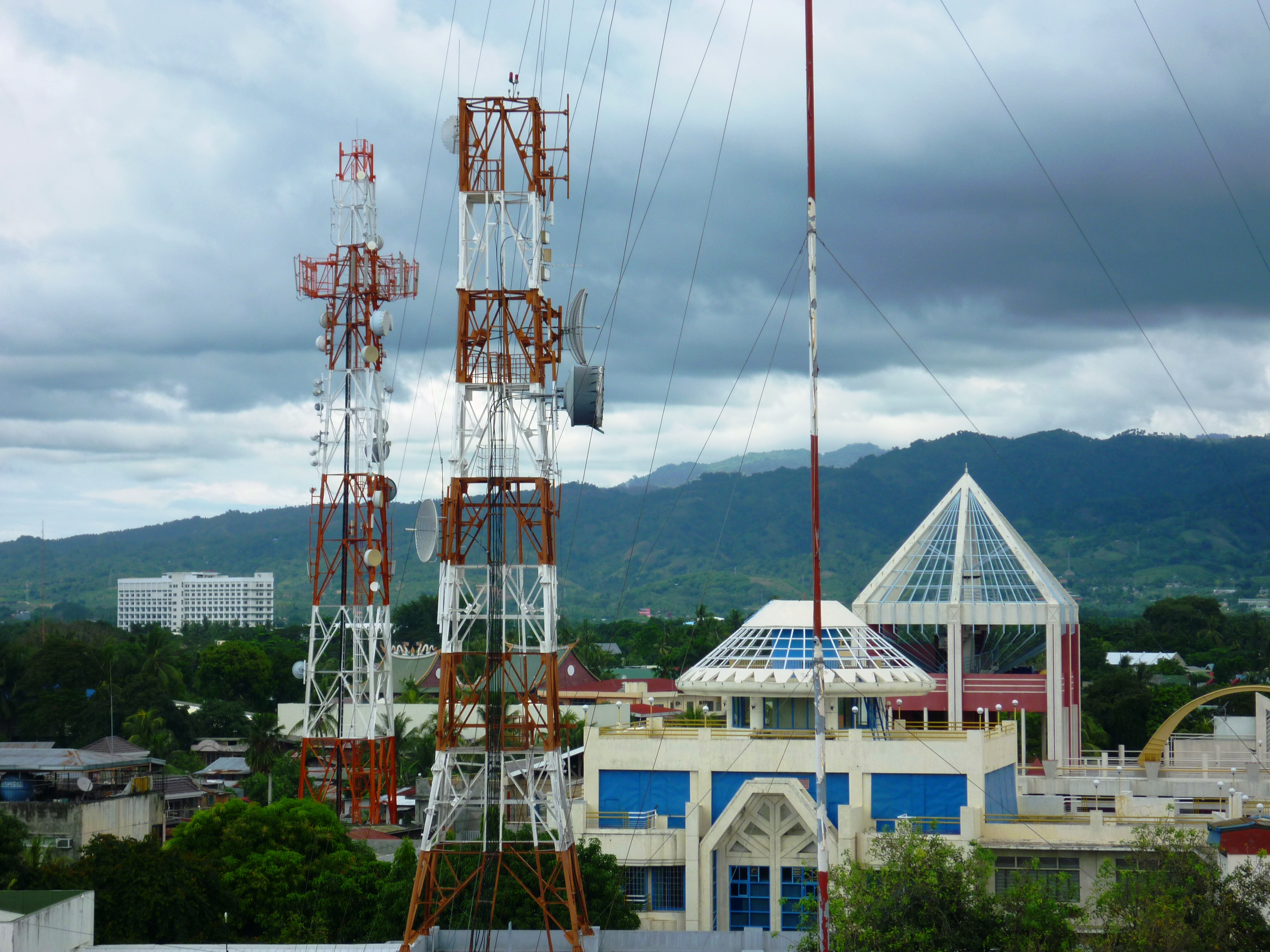 Zamboanga City Satellite Towers Smart and PLDT Compound