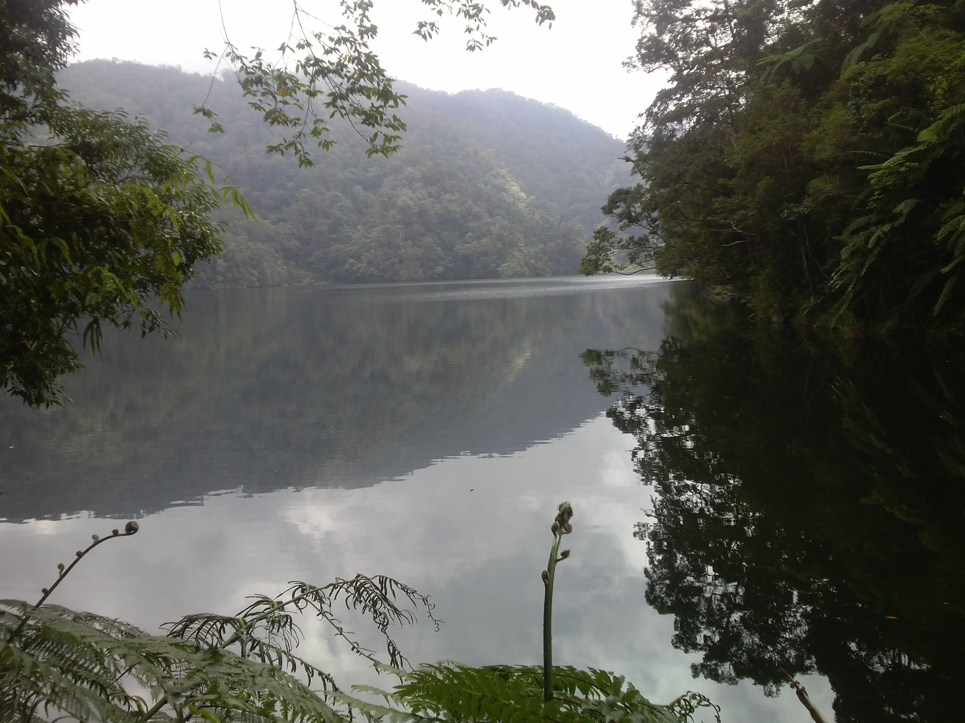 Lake Danao is the second and smaller of the two lakes in the eponymous Twin Lakes National Park near Bais City in the Philippines
