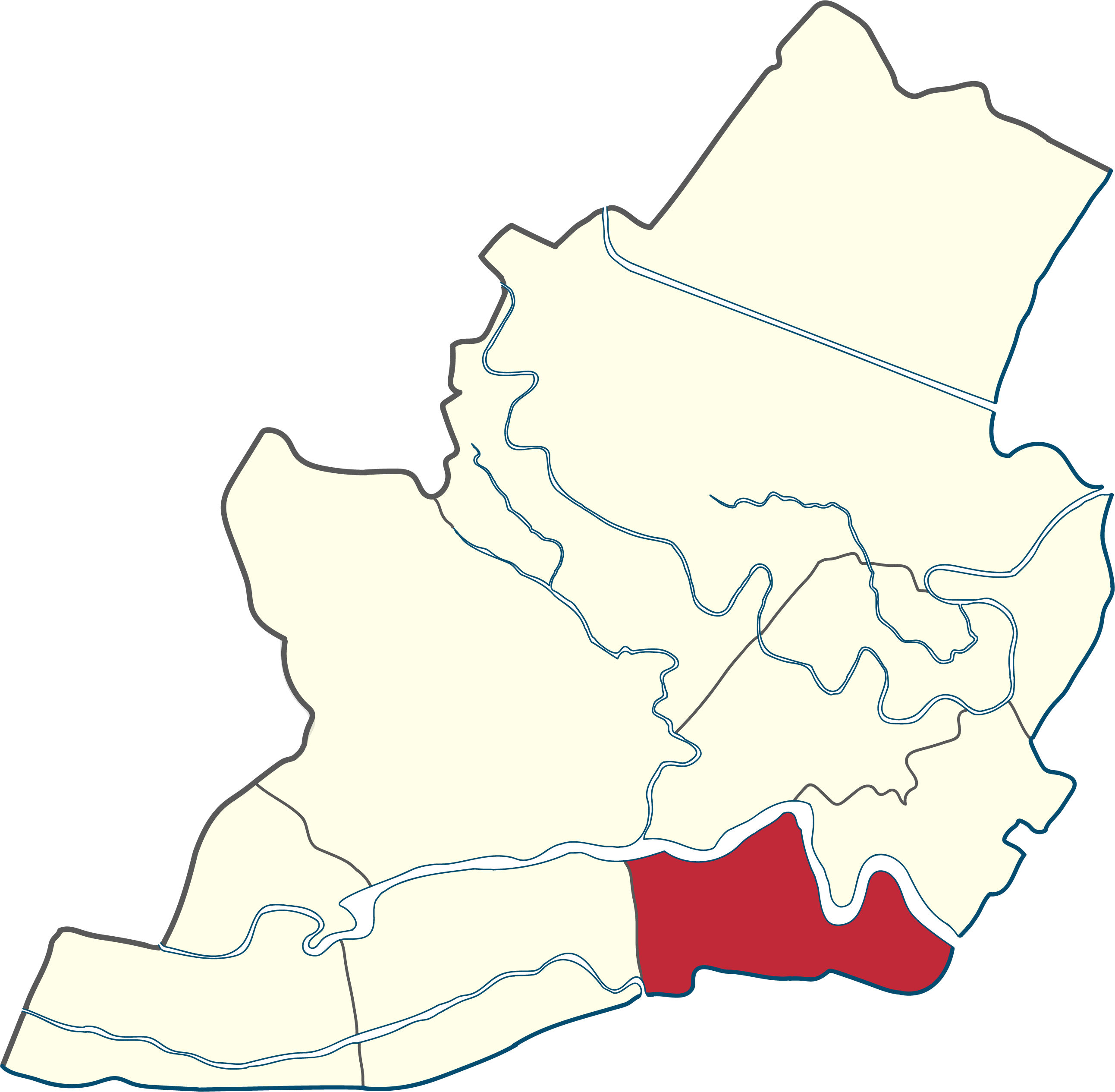 Location of City Proper within Iloilo City