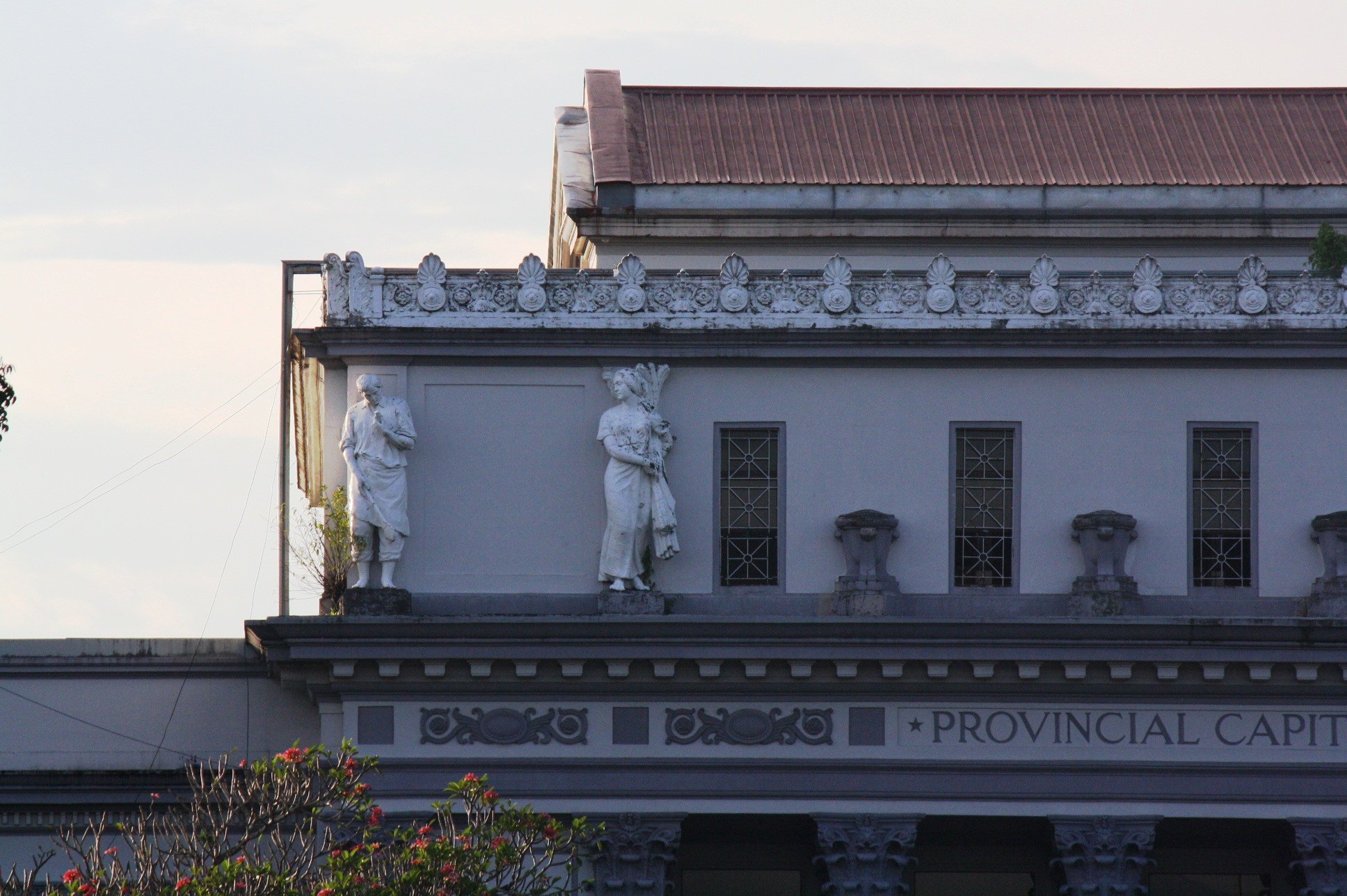 Details of the Negros Occidental Provincial Capitol Building design.