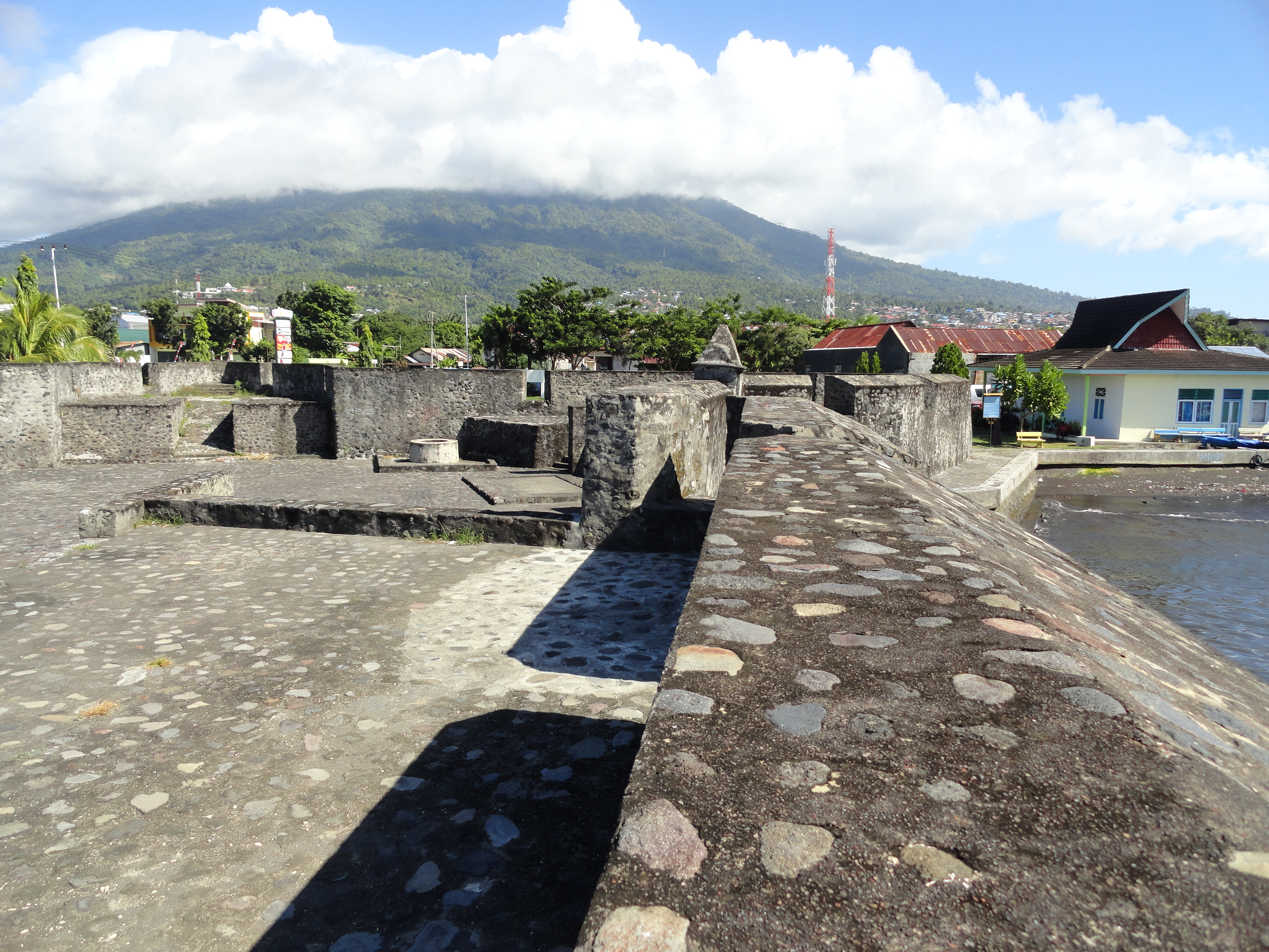 Benteng Kalamata (Kalamata Fort) in Ternate, The Moluccas (Maluku)