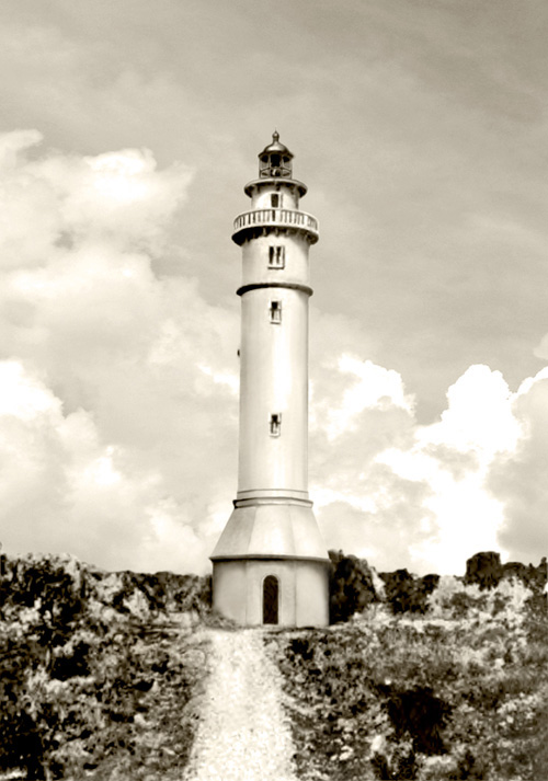 The American-built lighthouse on Maniguin Island in Culasi, Antique, Philippines.  First lit in 1906.