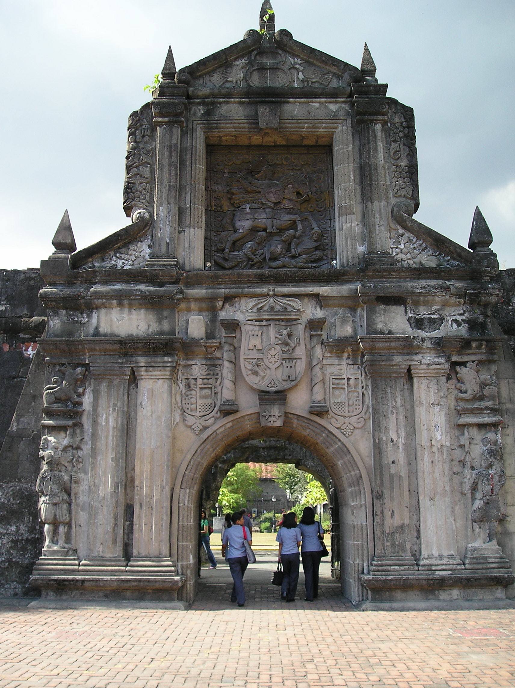 Gate of Fort Santiago, in Manila, the Philippines.
Gate was built in 1714, rebuilt after WW II damage.