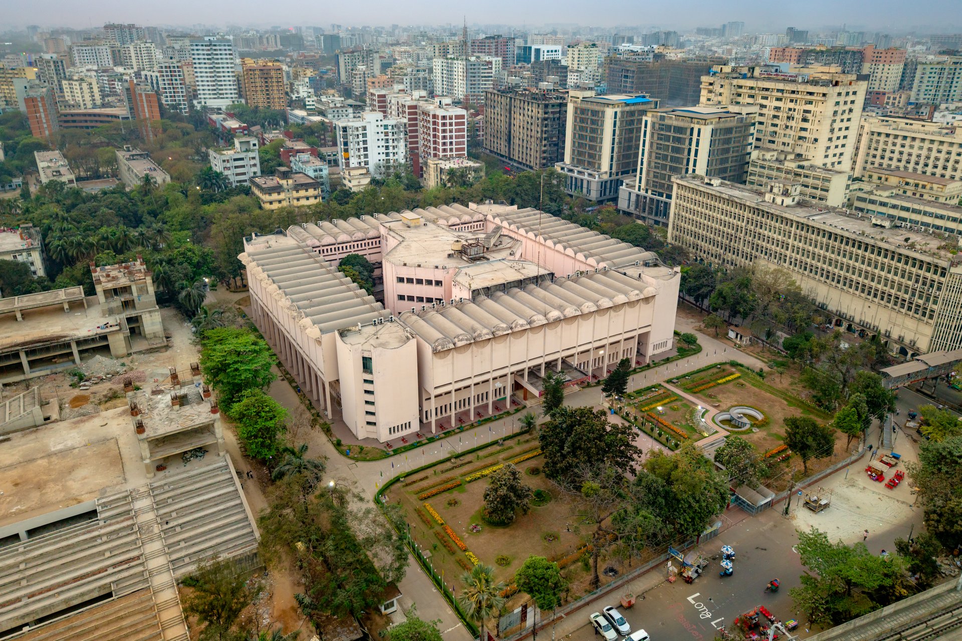 Aerial View of Bangladesh National Museum