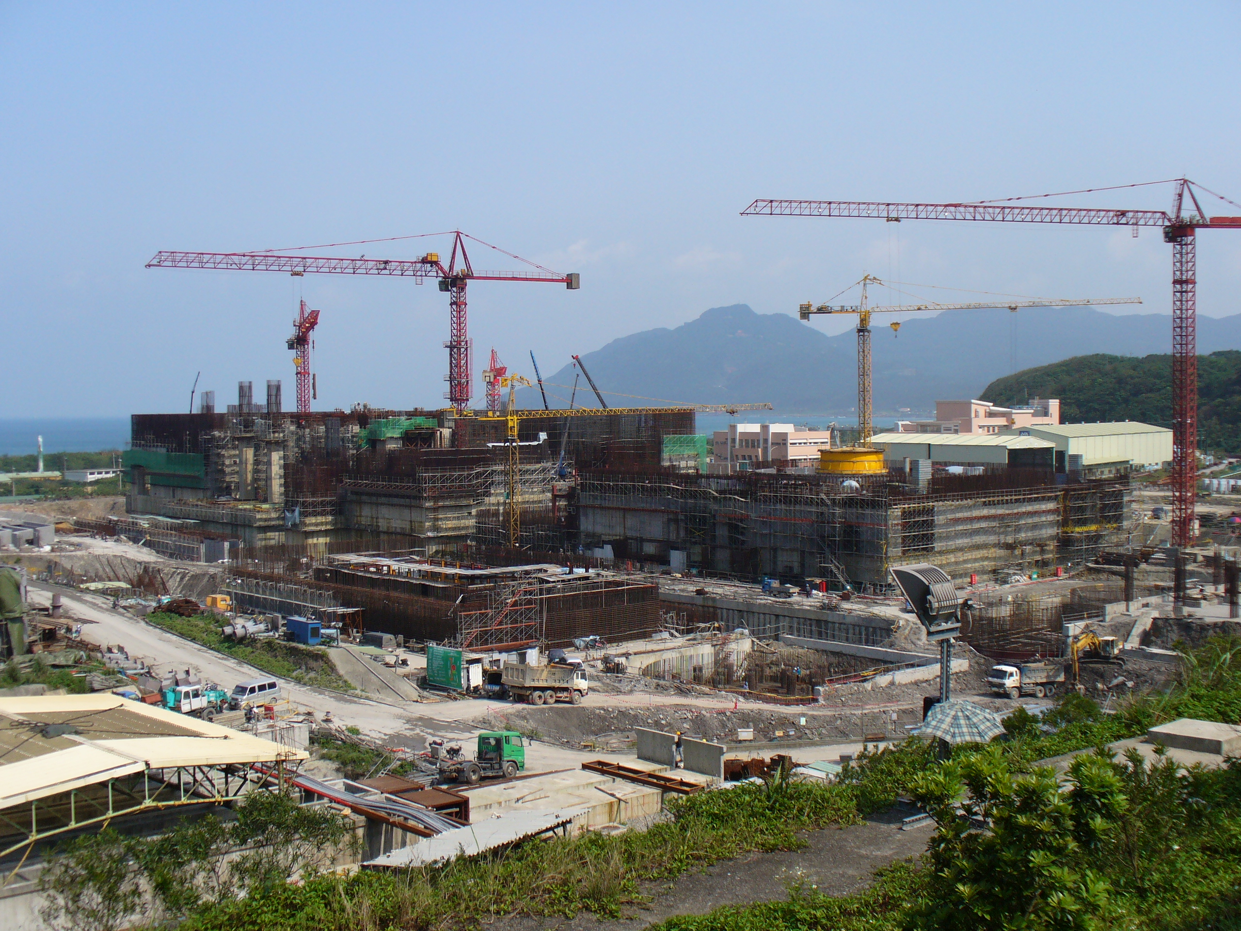 Construction of Lungmen Nuclear Power Plant in Taiwan as of March 31st 2006