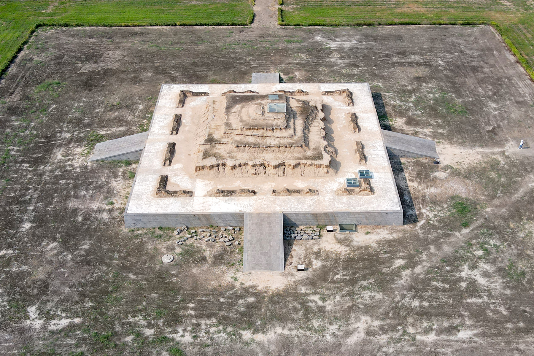 Site of the Pagoda of Yongning Temple, part of the site of Luoyang City from Han to Wei Dynasty