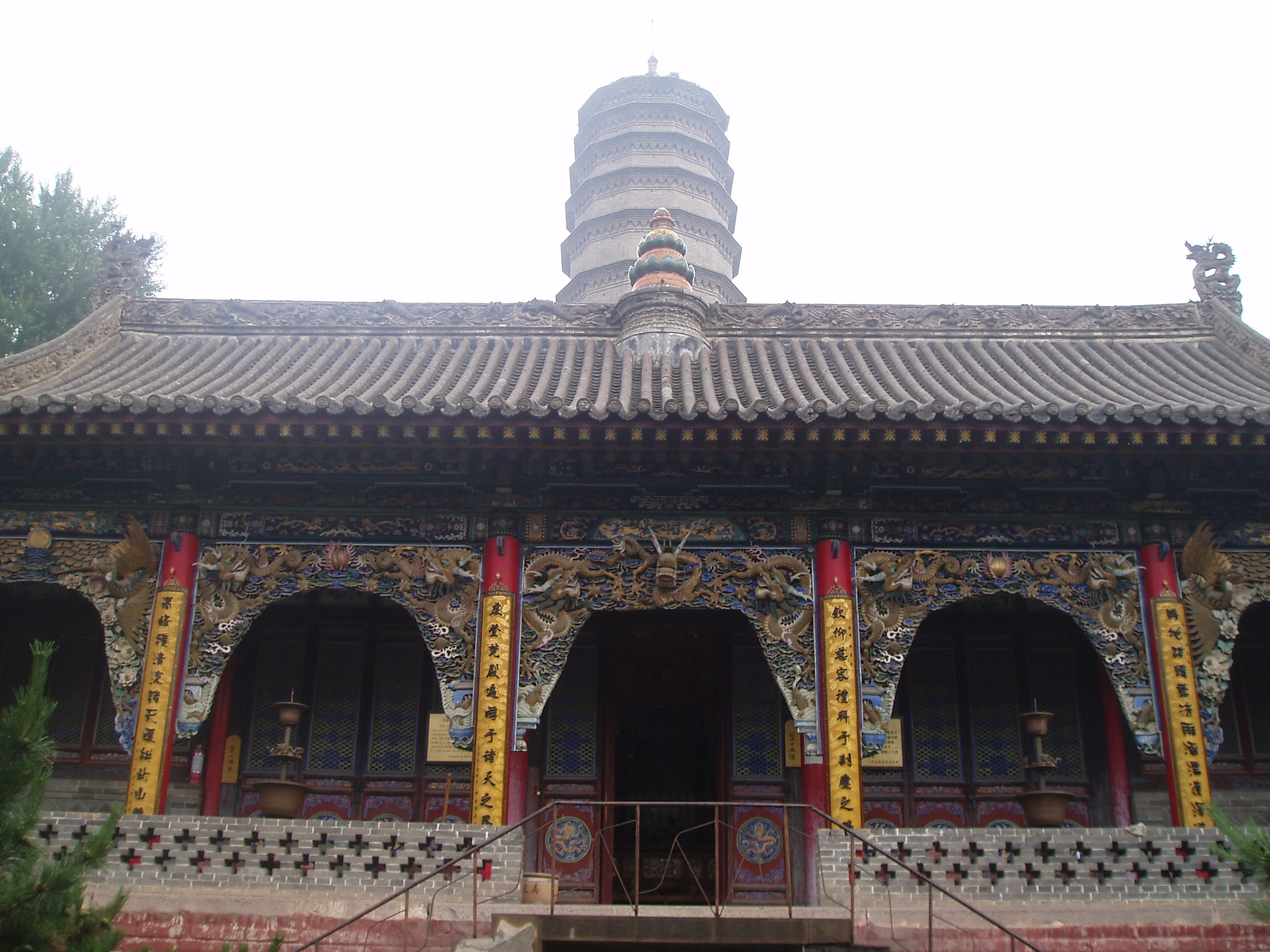 The Scripture Hall of the Zunsheng temple in Shanxi, China.
