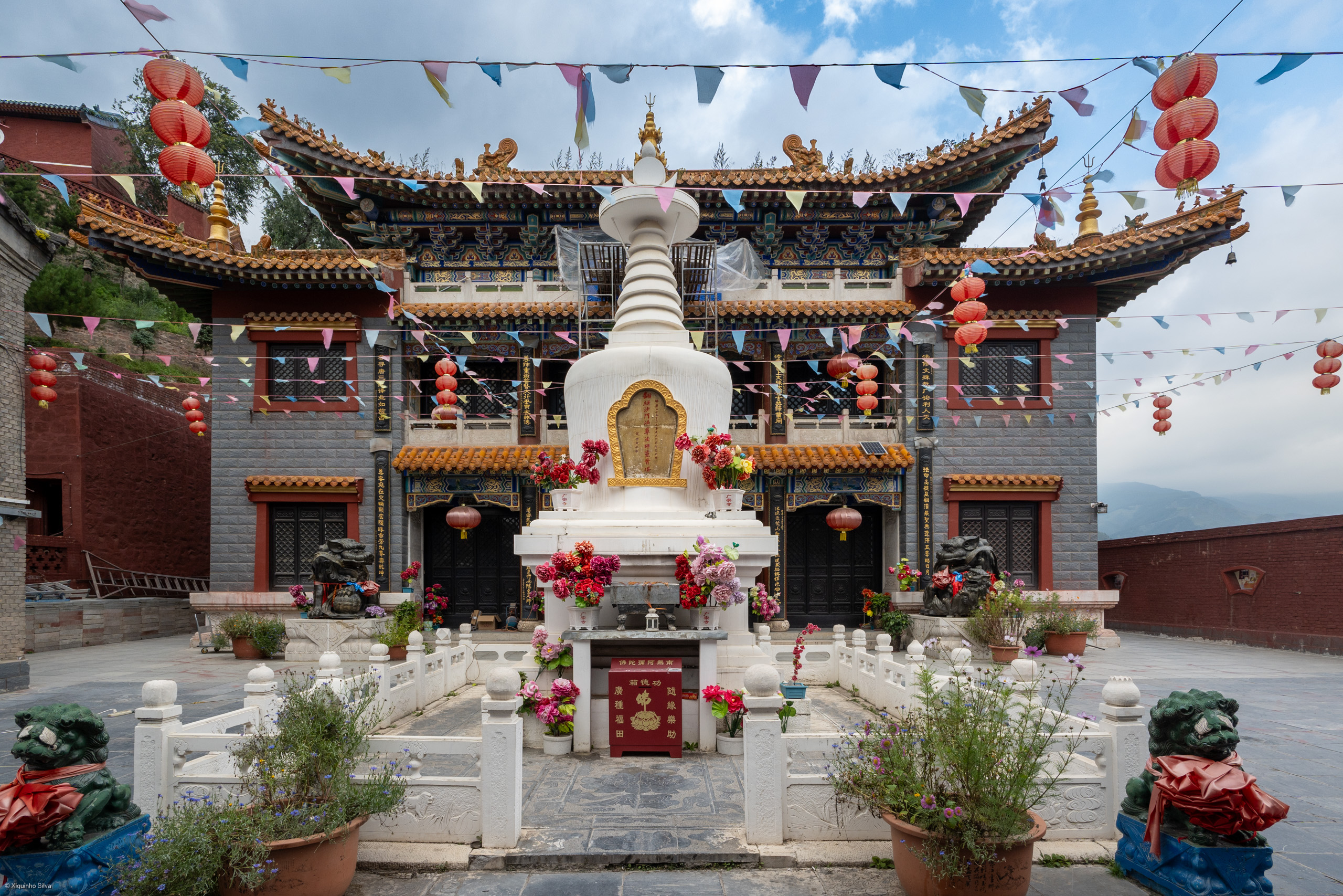Mount Wutai, known as Wutaishan in Chinese, is a revered sacred site in Shanxi Province, China. It stands as one of the Four Sacred Mountains in Chinese Buddhism and is recognized as a UNESCO World Heritage Site. 

With its five main peaks, Mount Wutai is a place of both cultural significance and natural beauty, attracting pilgrims and tourists alike who seek to explore its rich Buddhist heritage and tranquil landscapes.