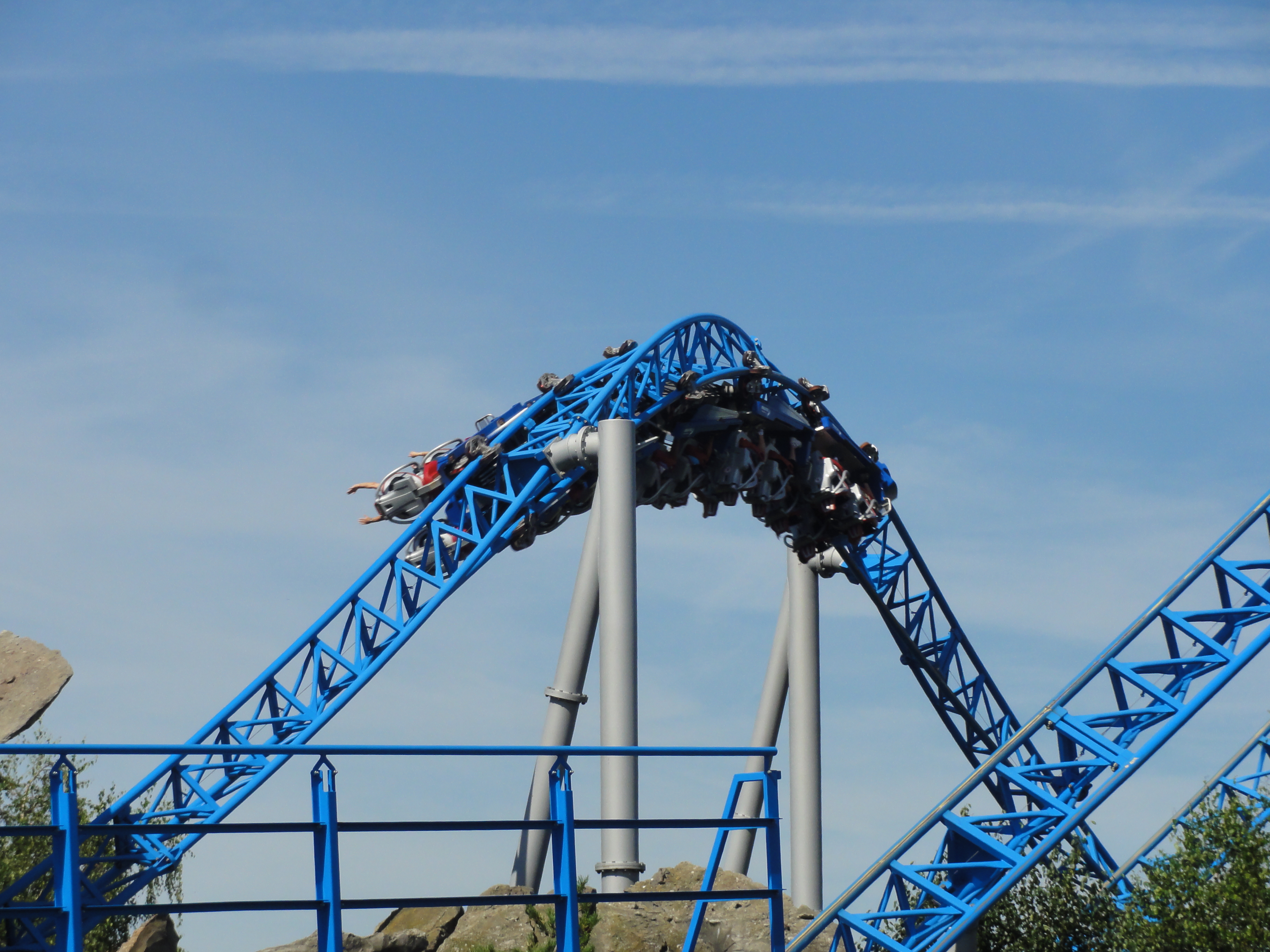 Blue Fire Megacoaster, Europa-Park, Rust, Baden-Württemberg, Germany.