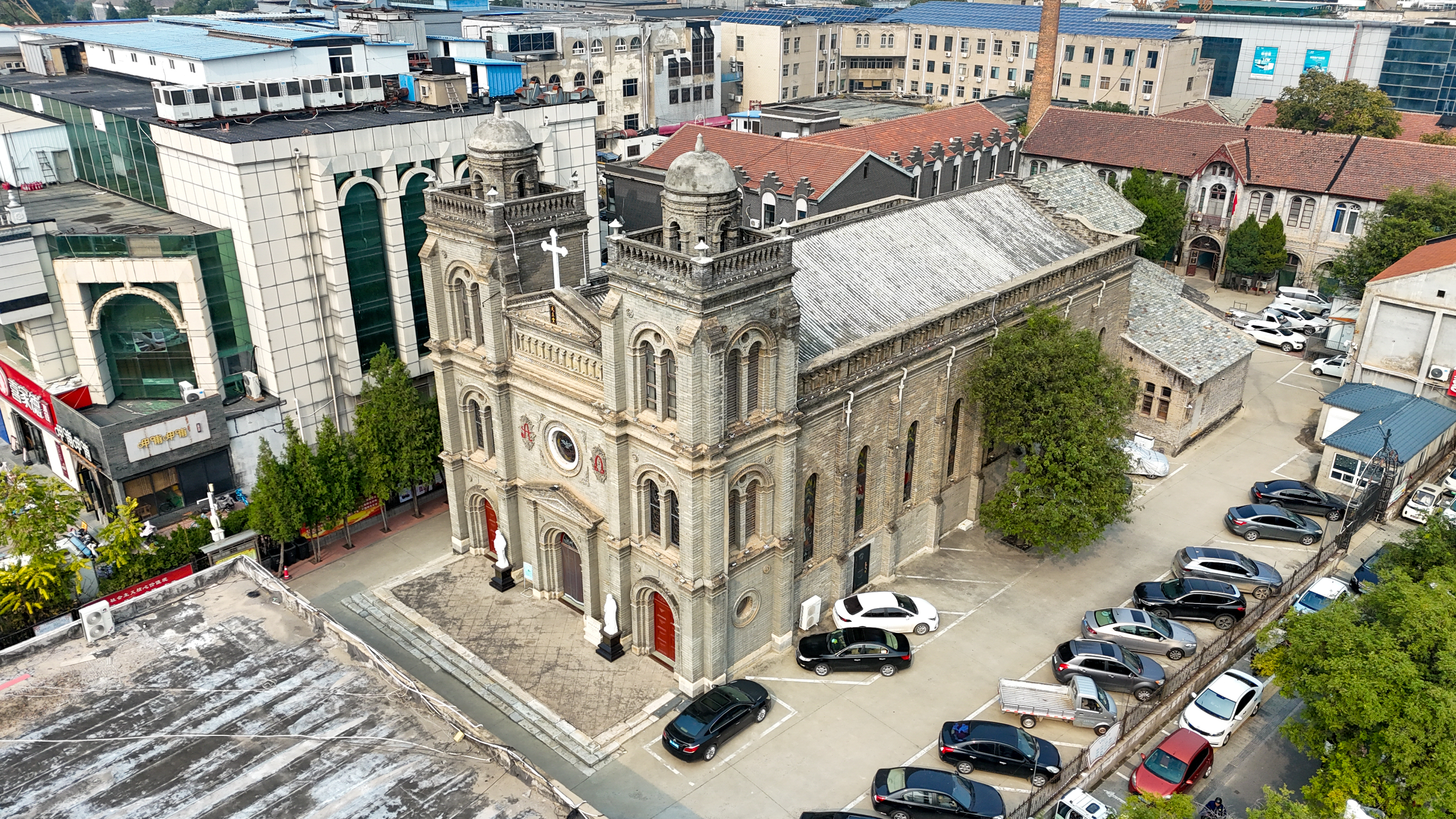 ​保定天主教堂航拍