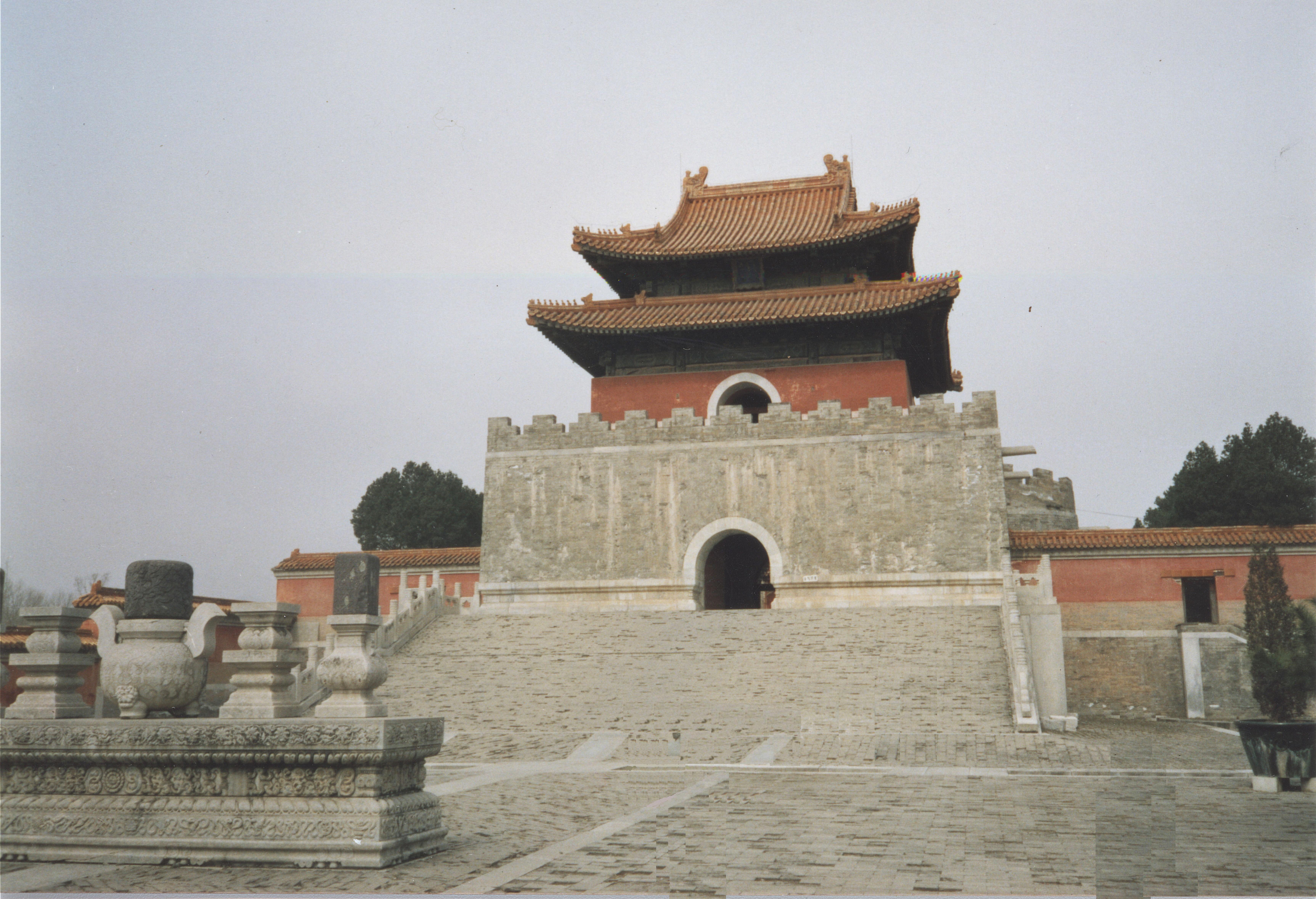 Qing dynasty emperors' Western Tombs in Hebei, China.
