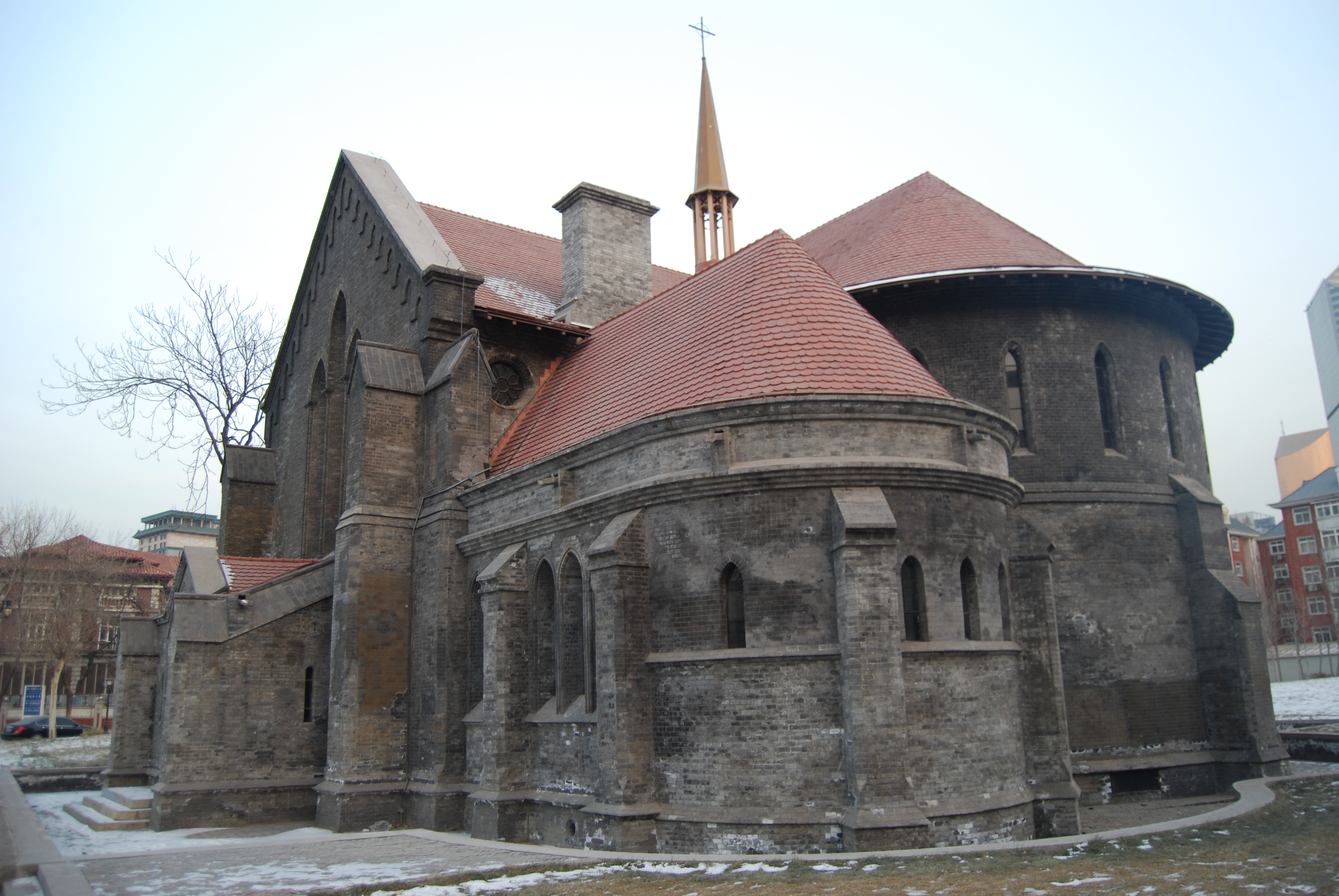 All Saints' Church, a redundant Anglican church in the former British concession of Tianjin.