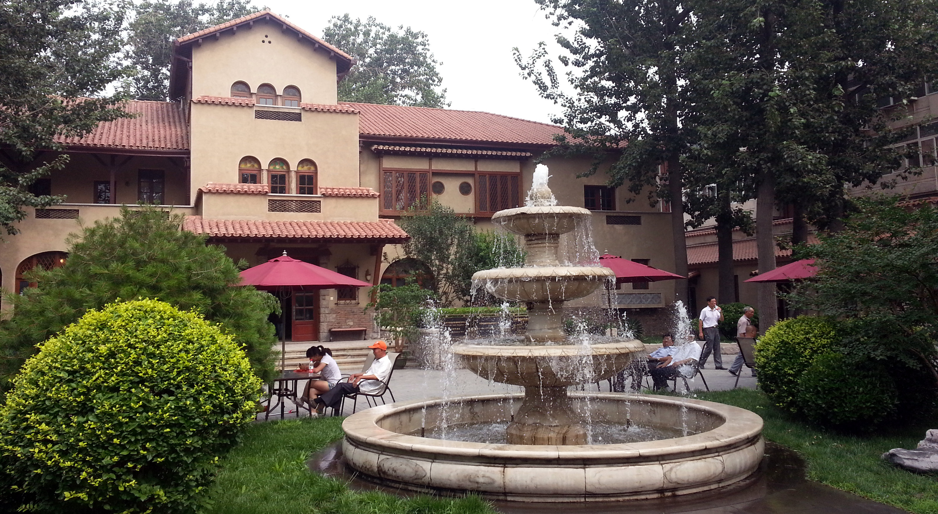 Photograph of the Jingyuan (Garden of Serenity) Mansion, the former residence of the last emperor Puyi in Tianjin, China.
