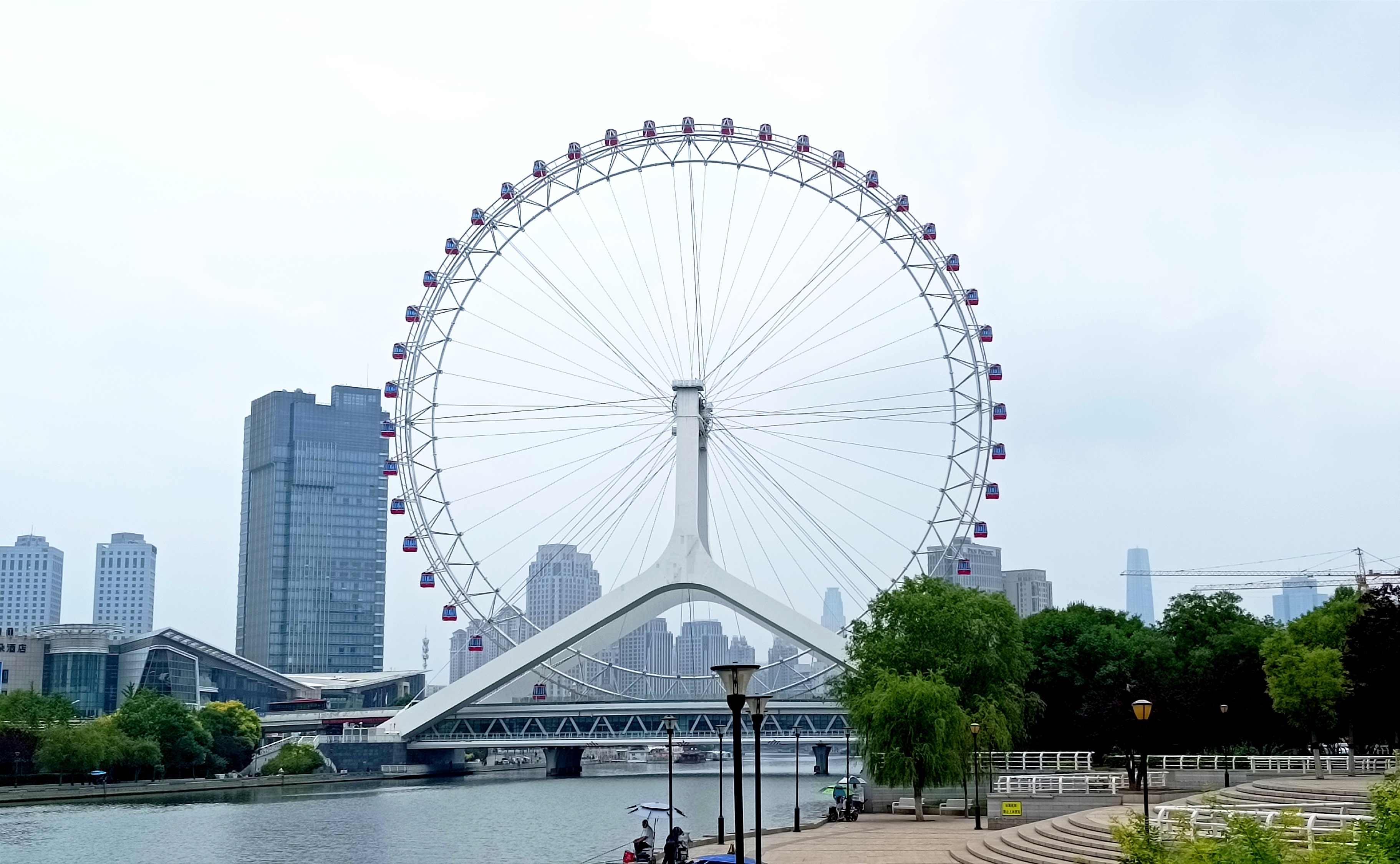 从北边看天津之眼