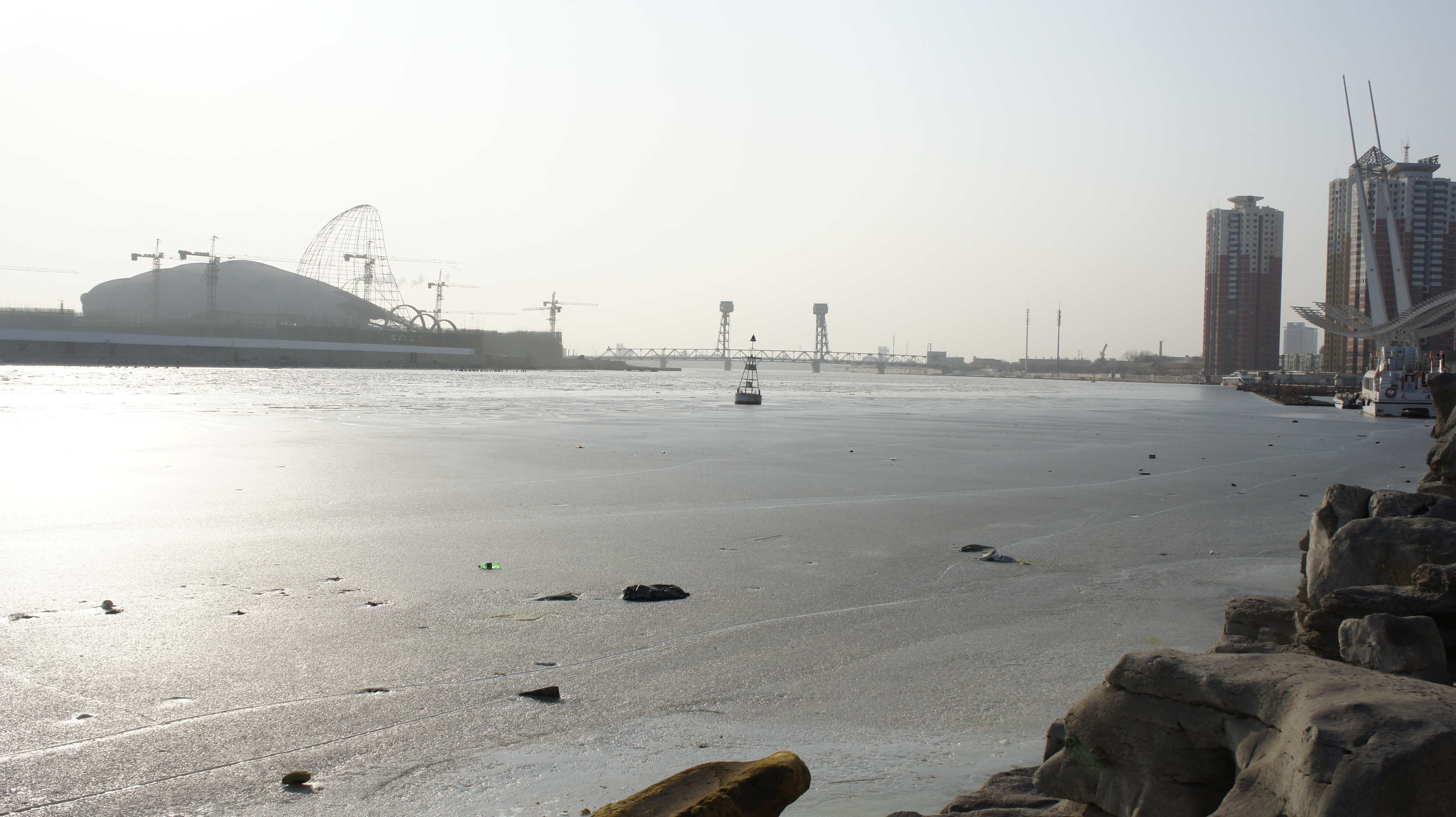 The Bund of the Hai river, Tianjin.