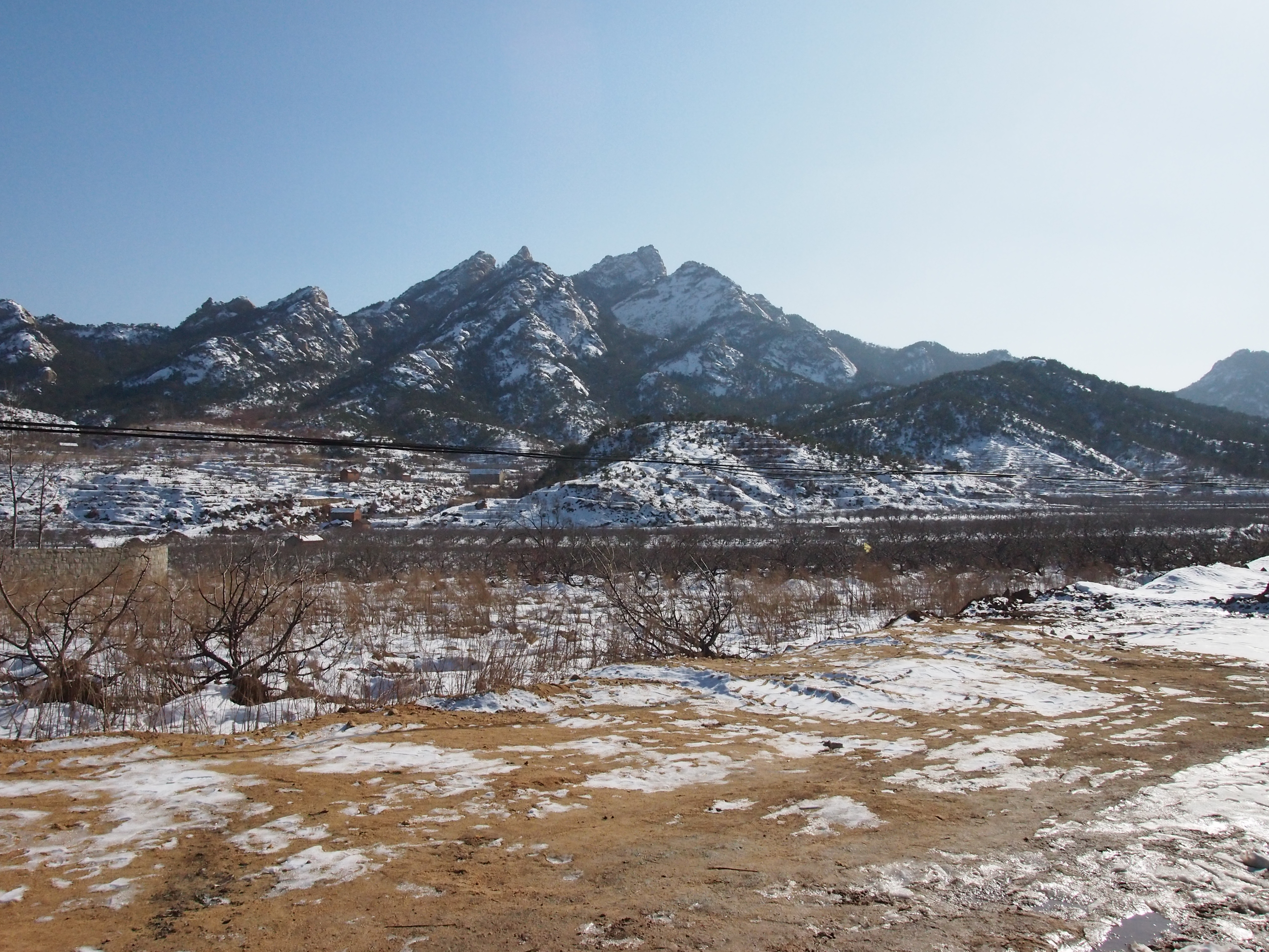 The Kunyu Mountains in China (winter)