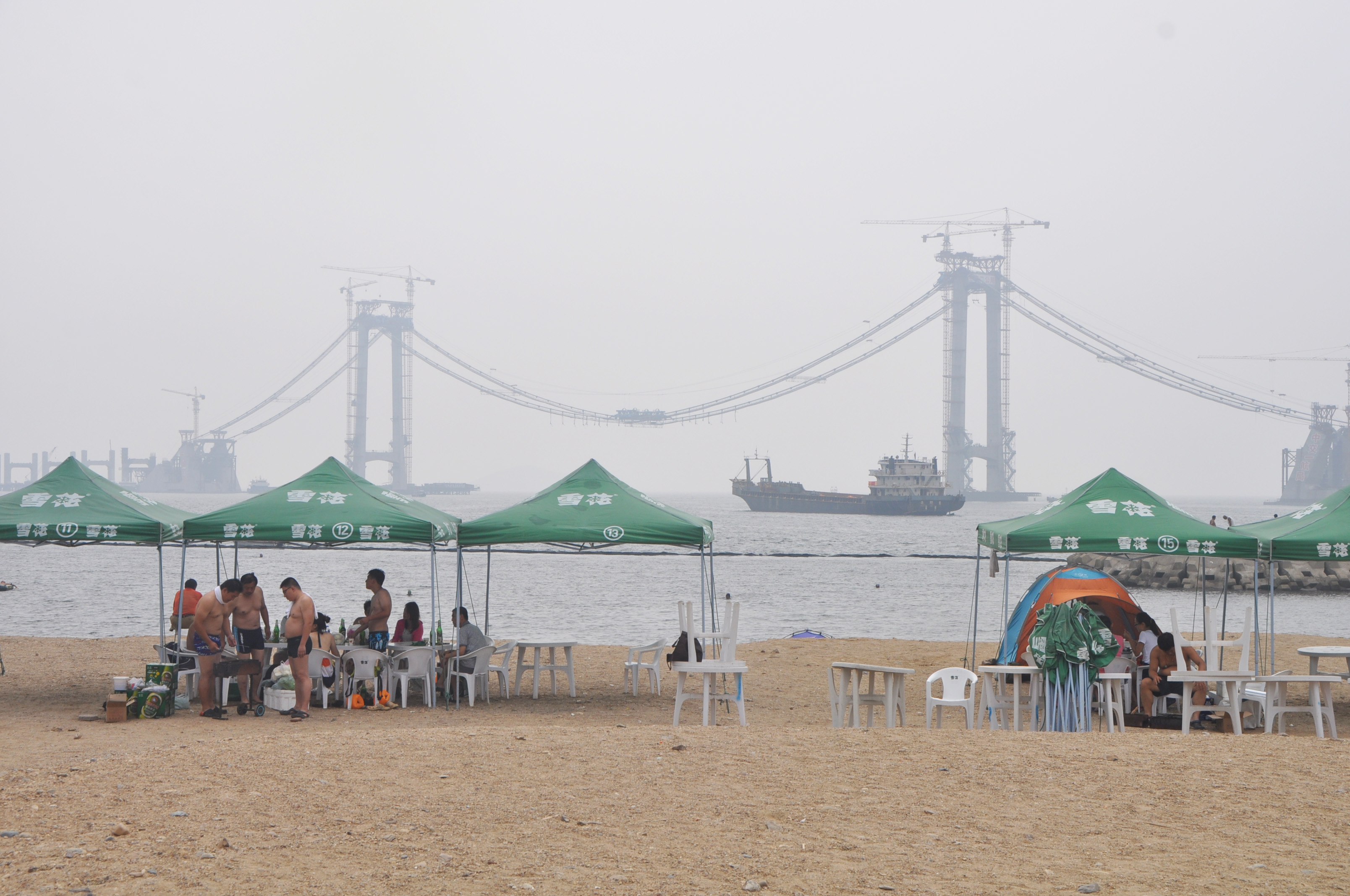 Xinghai Park, Beach, Dalian, China