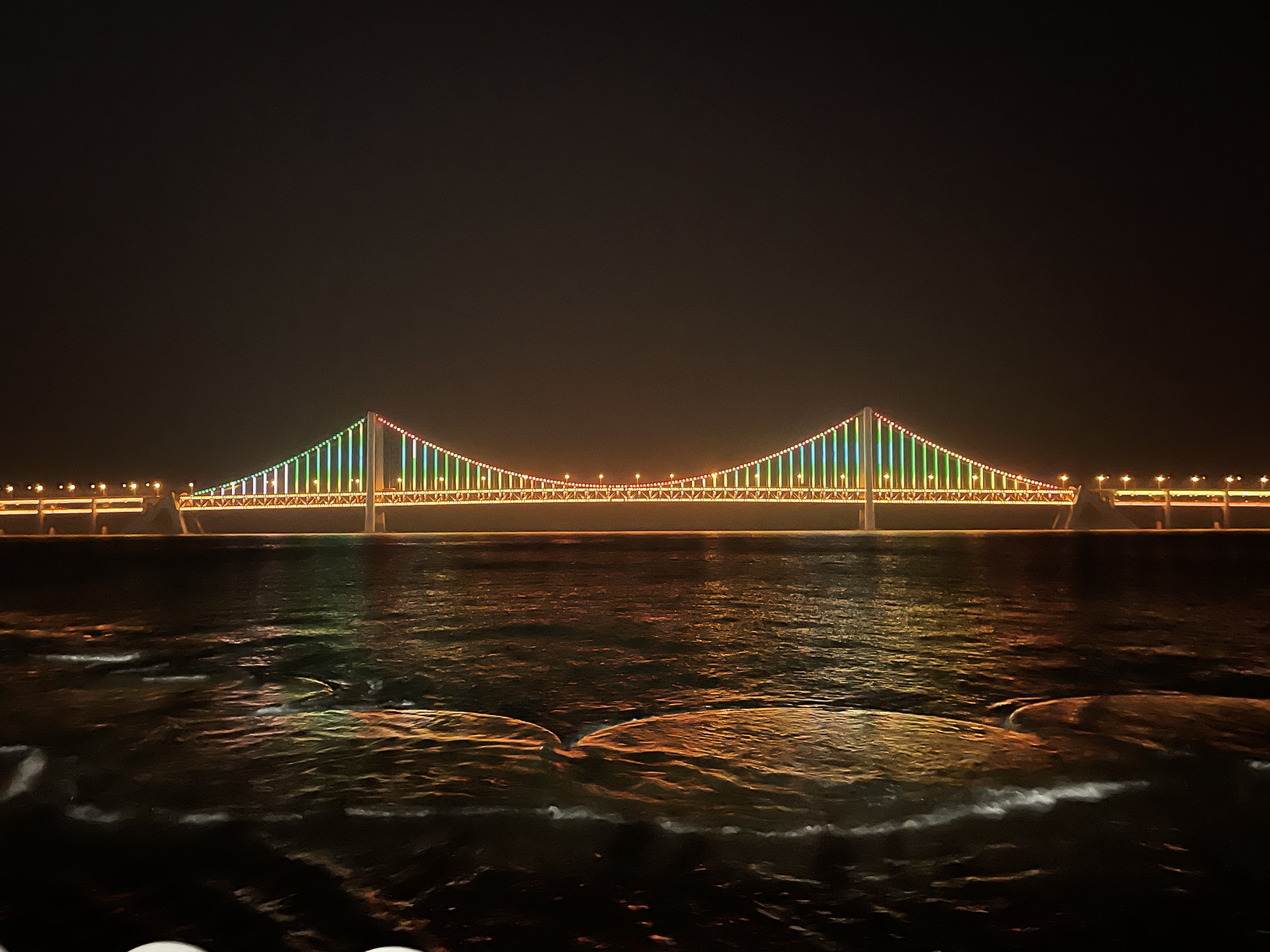 this is the Xinghai Bay Bridge in Xinghai Square, Dalian