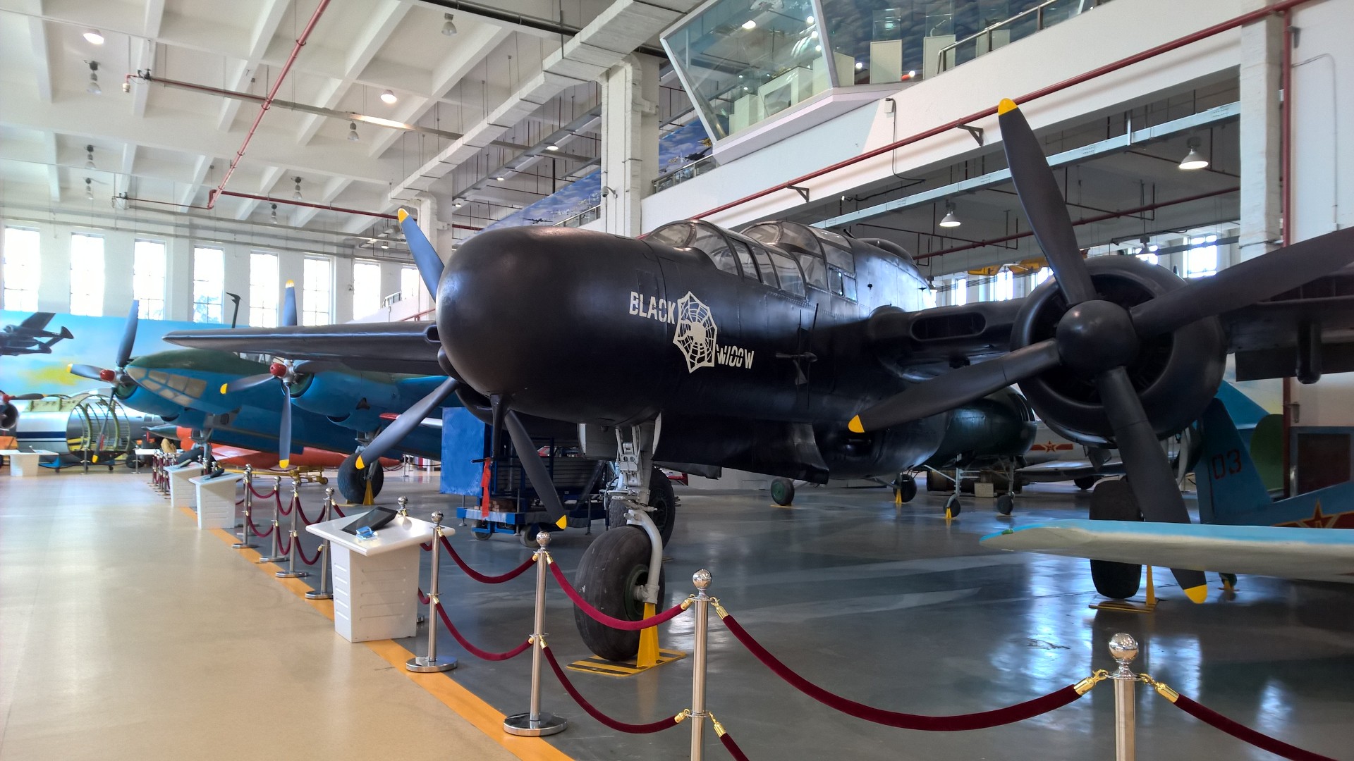 The P-61 Black Widow in Beijing Air and Space Museum. It's one of the only four surviving P-61 in the world.