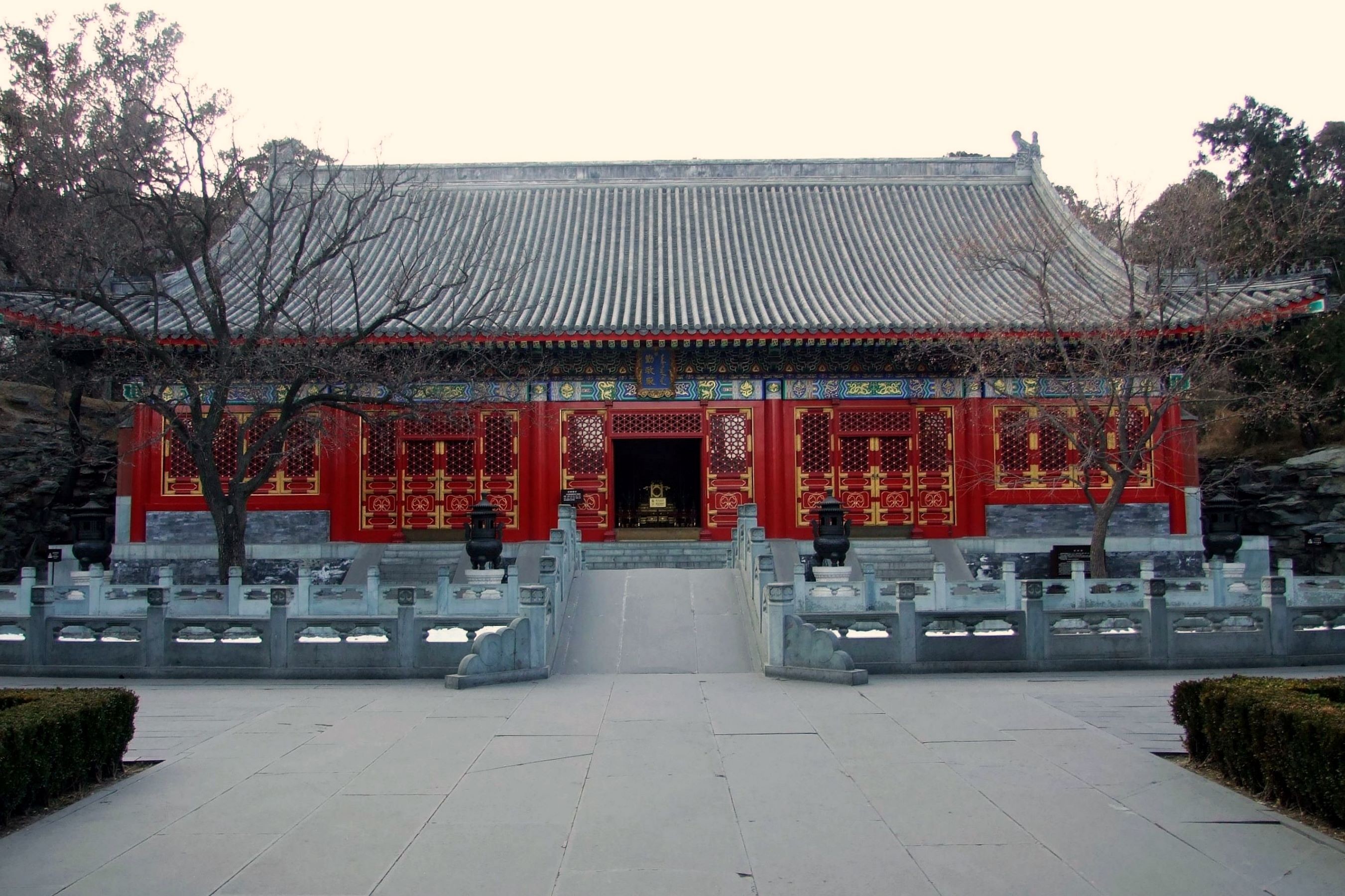 The palace of Fragrant Hills, Beijing.