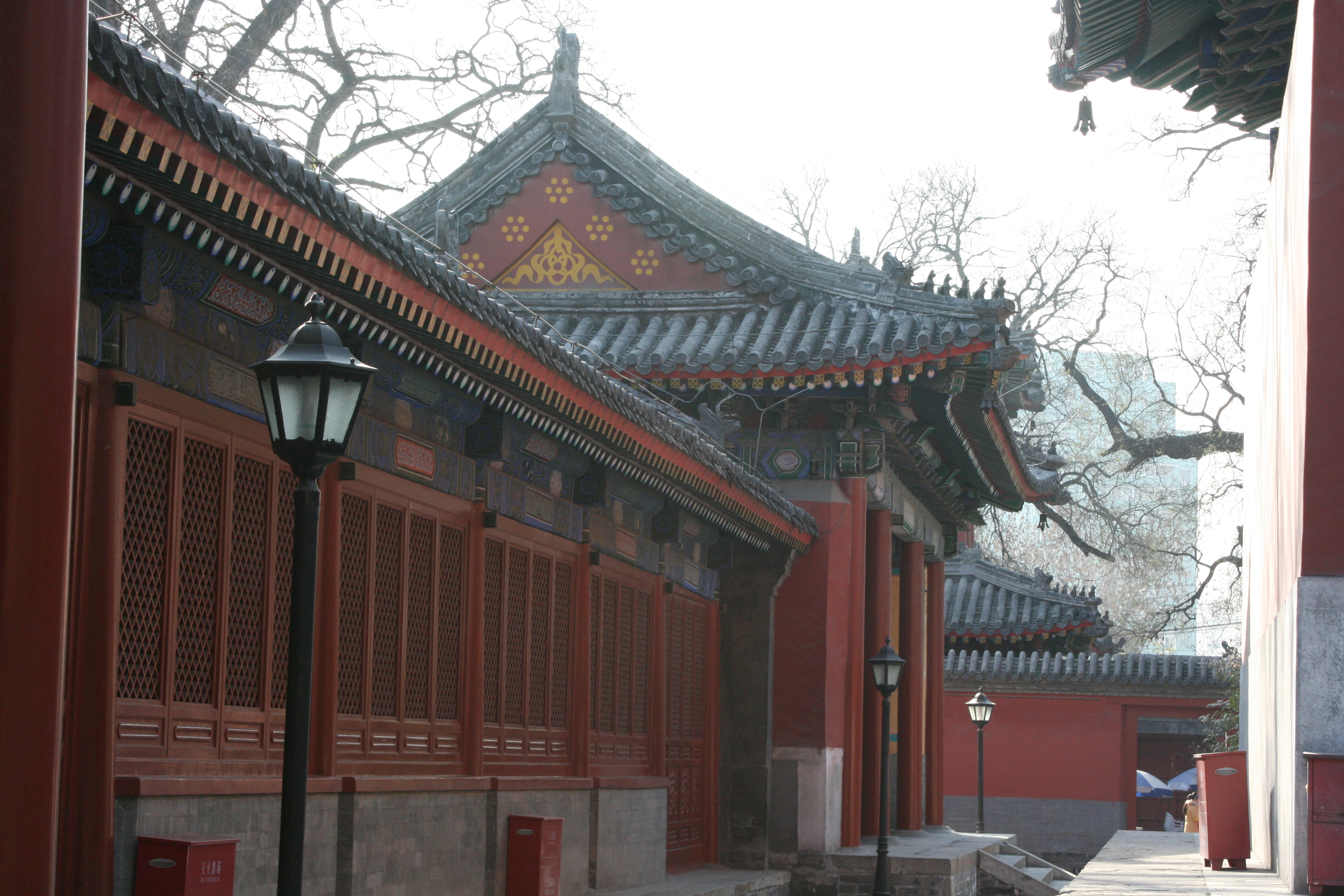 The Wanshou Temple, also houses the Beijing Art Museum, Beijing, China